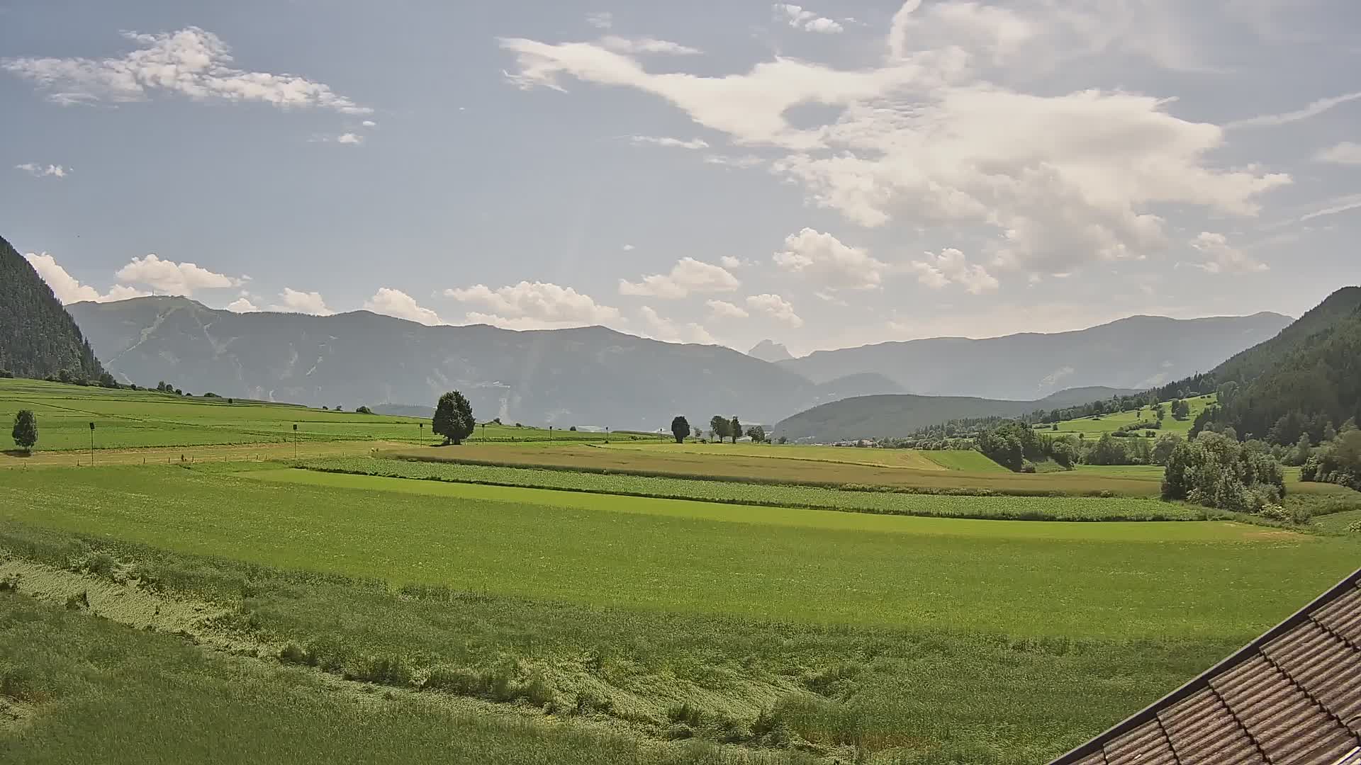Gais | View from Vintage Farm Winklerhof to Kronplatz and Dolomites