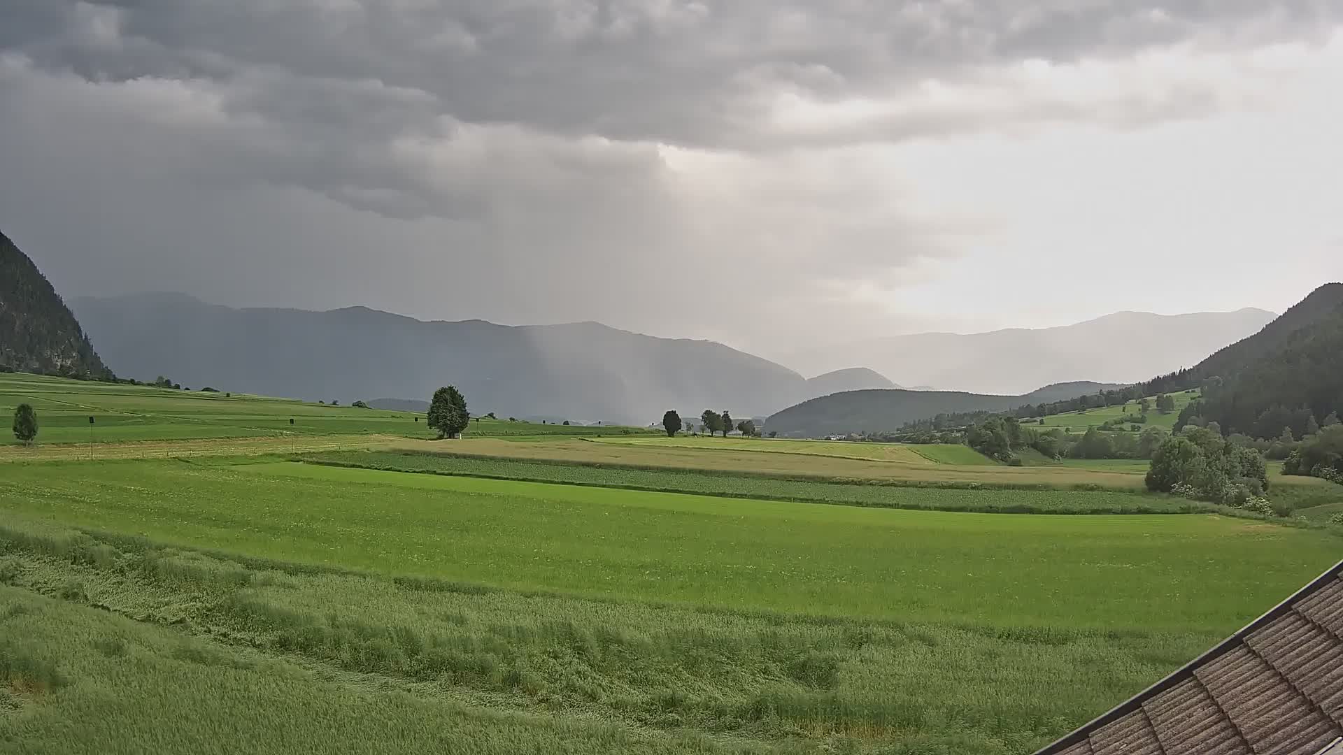 Gais | View from Vintage Farm Winklerhof to Kronplatz and Dolomites