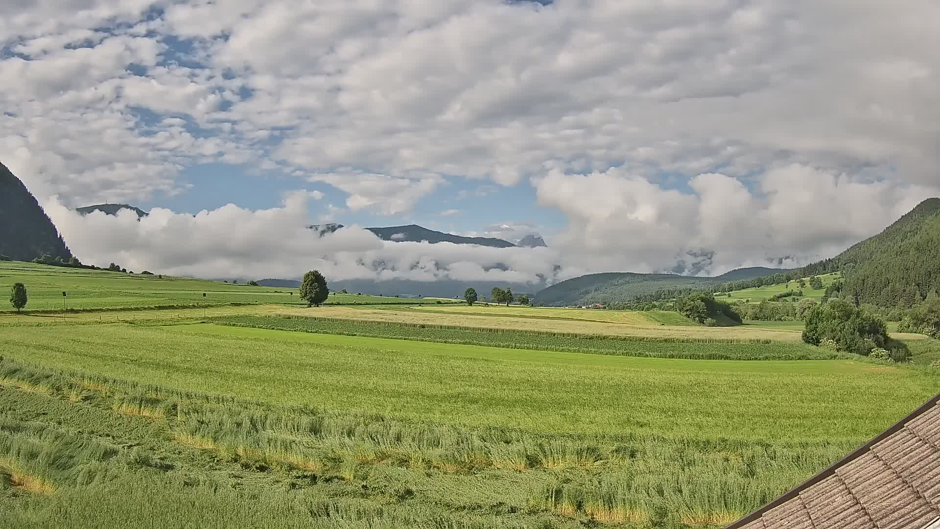 Gais | Blick vom Vintage Farm Winklerhof auf Kronplatz und Dolomiten