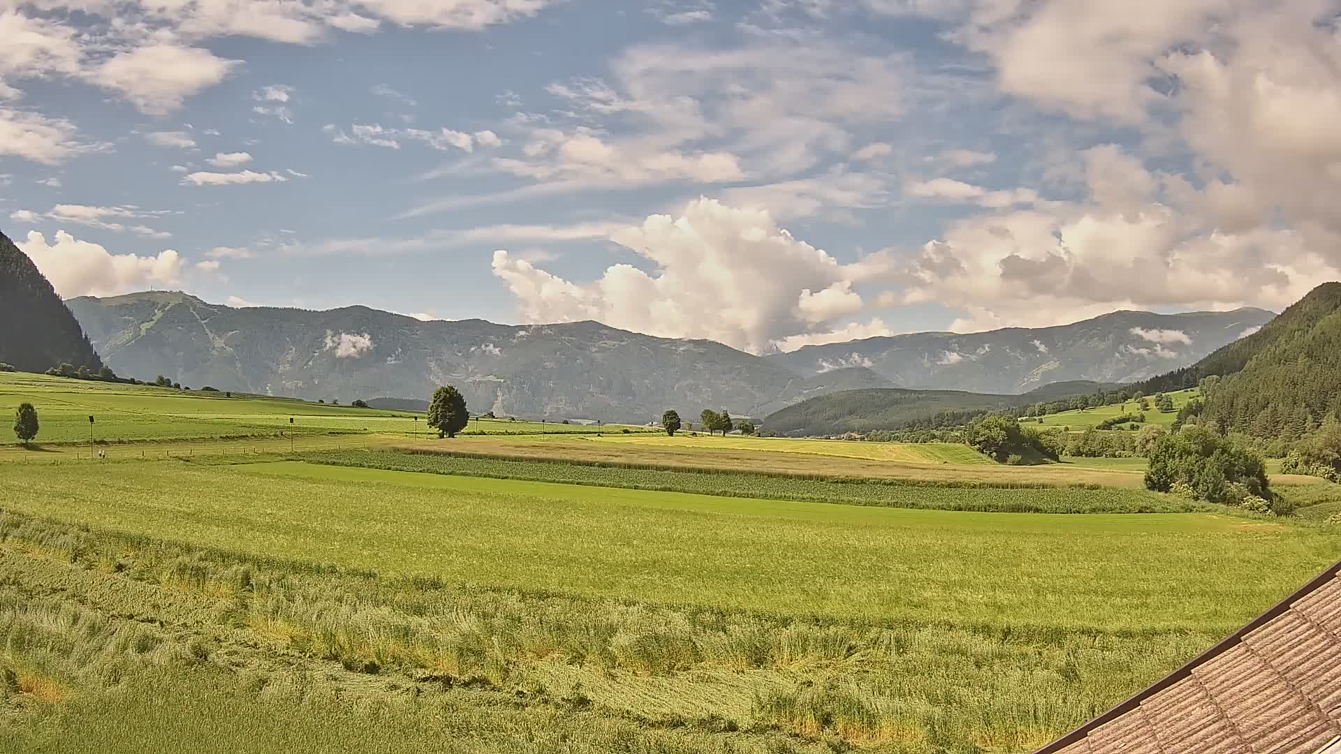 Gais | Vue depuis la Vintage de Winklerhof sur Kronplatz et les Dolomites