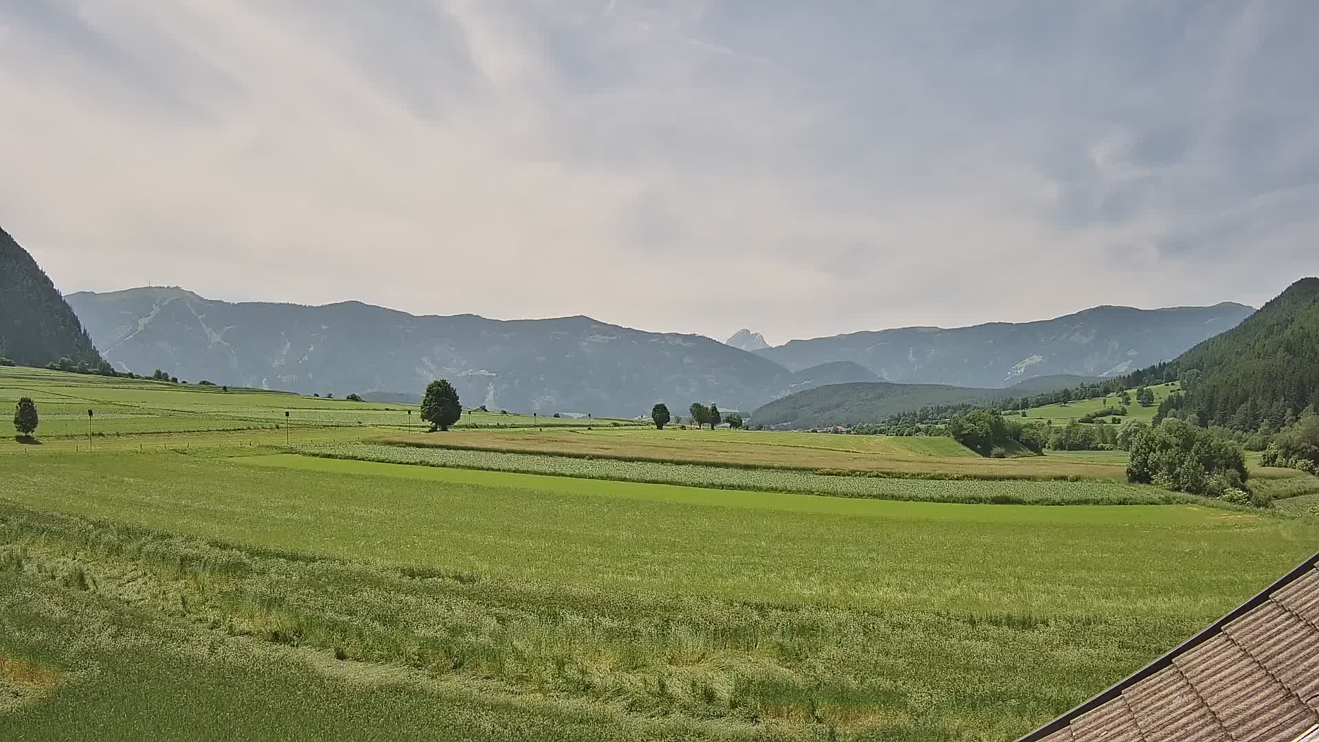 Gais | View from Vintage Farm Winklerhof to Kronplatz and Dolomites
