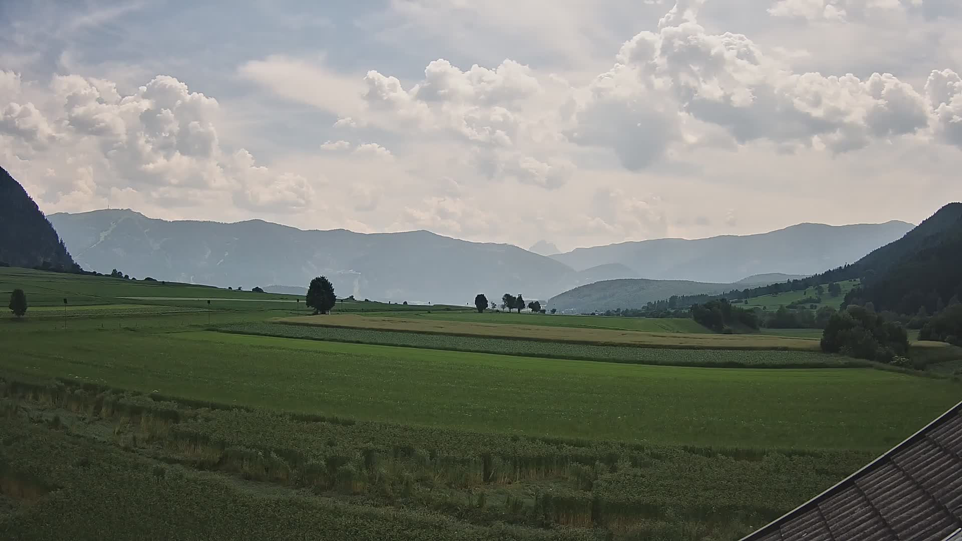 Gais | View from Vintage Farm Winklerhof to Kronplatz and Dolomites