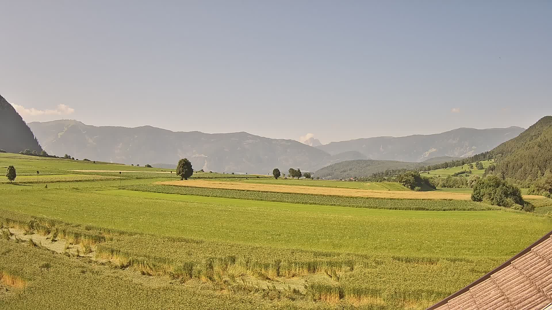 Gais | View from Vintage Farm Winklerhof to Kronplatz and Dolomites