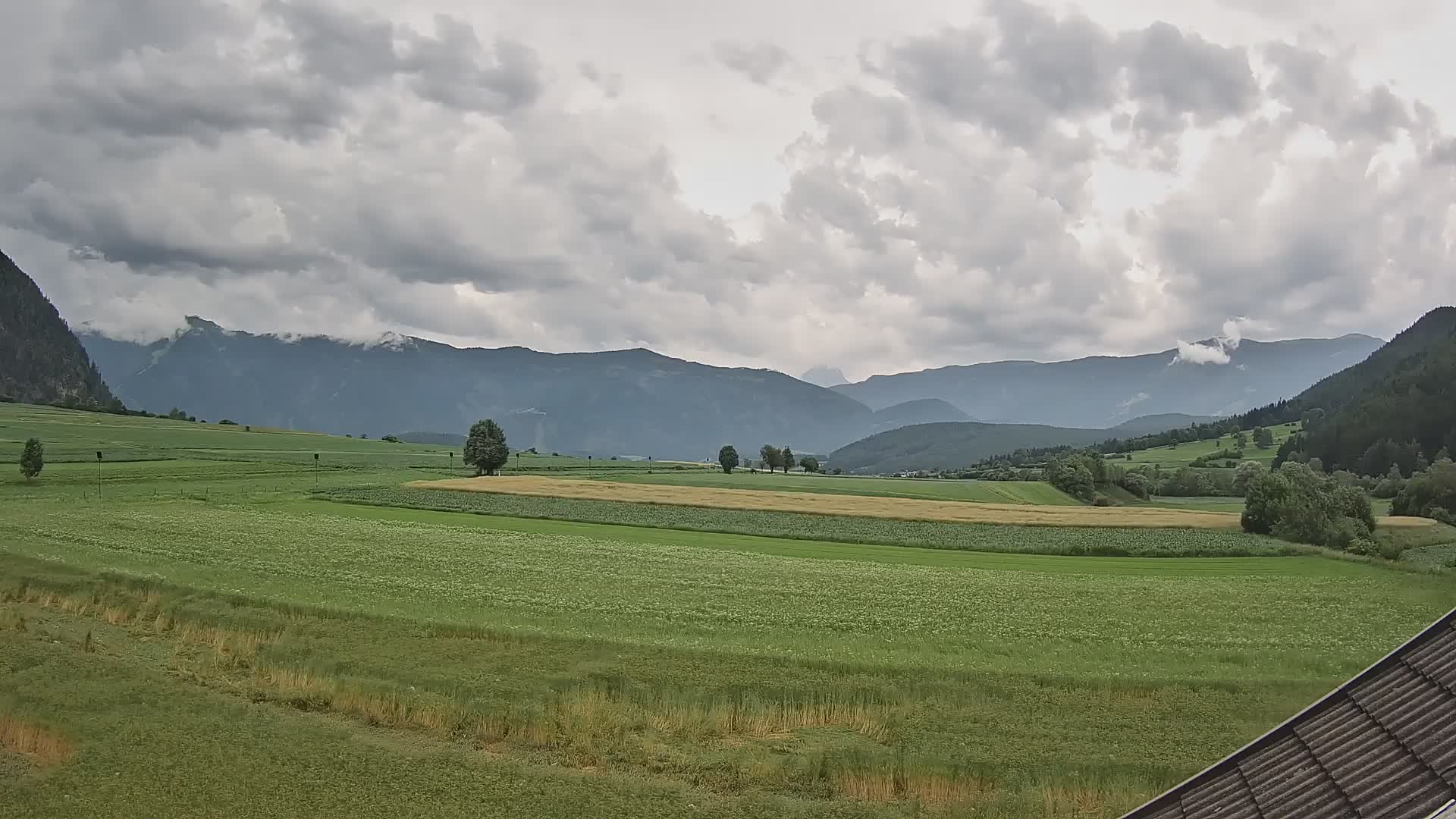 Gais | View from Vintage Farm Winklerhof to Kronplatz and Dolomites