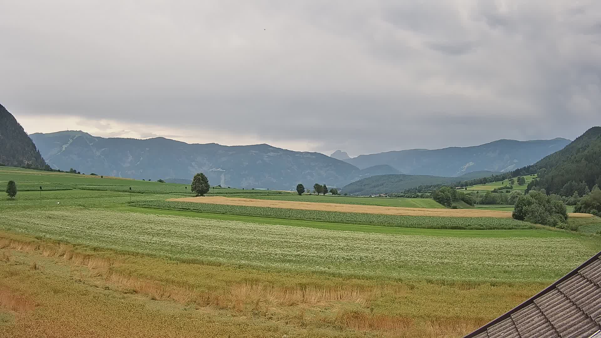 Gais | Blick vom Vintage Farm Winklerhof auf Kronplatz und Dolomiten