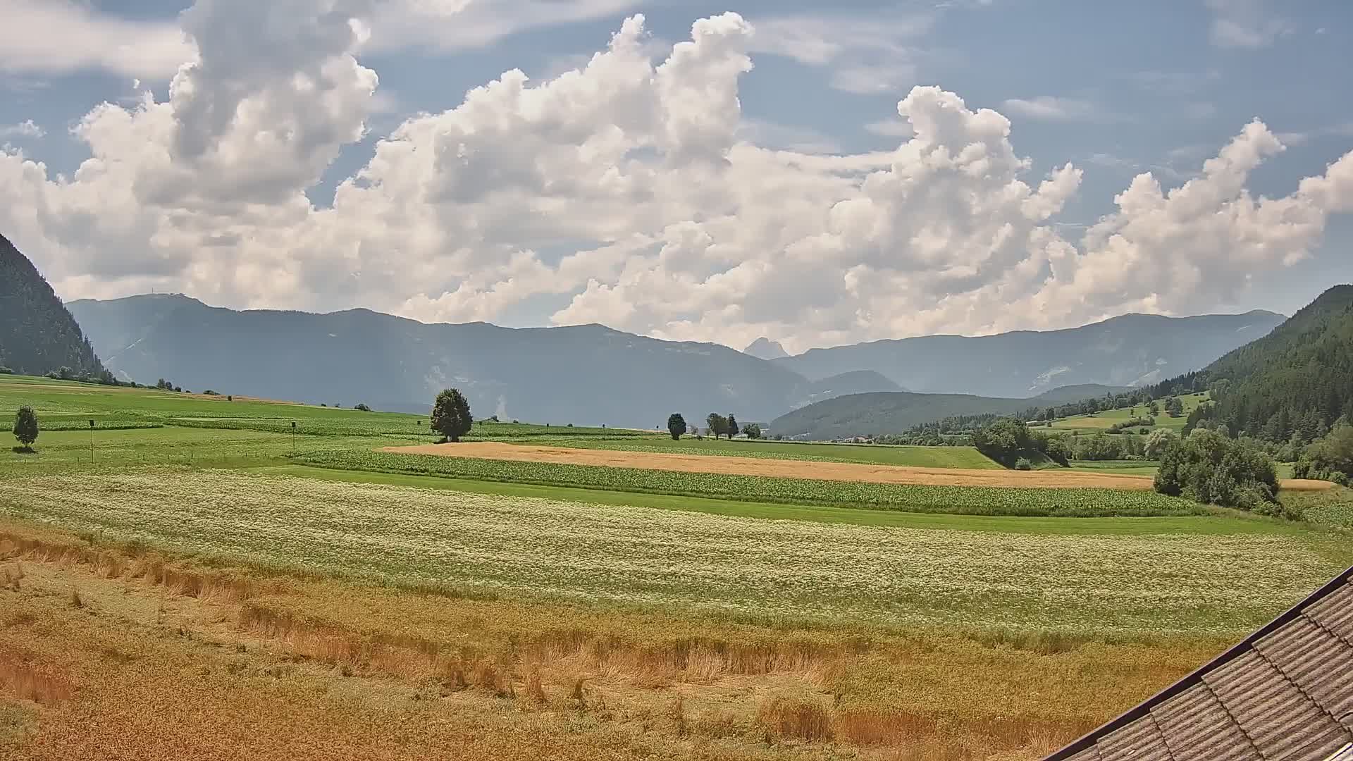 Gais | Blick vom Vintage Farm Winklerhof auf Kronplatz und Dolomiten