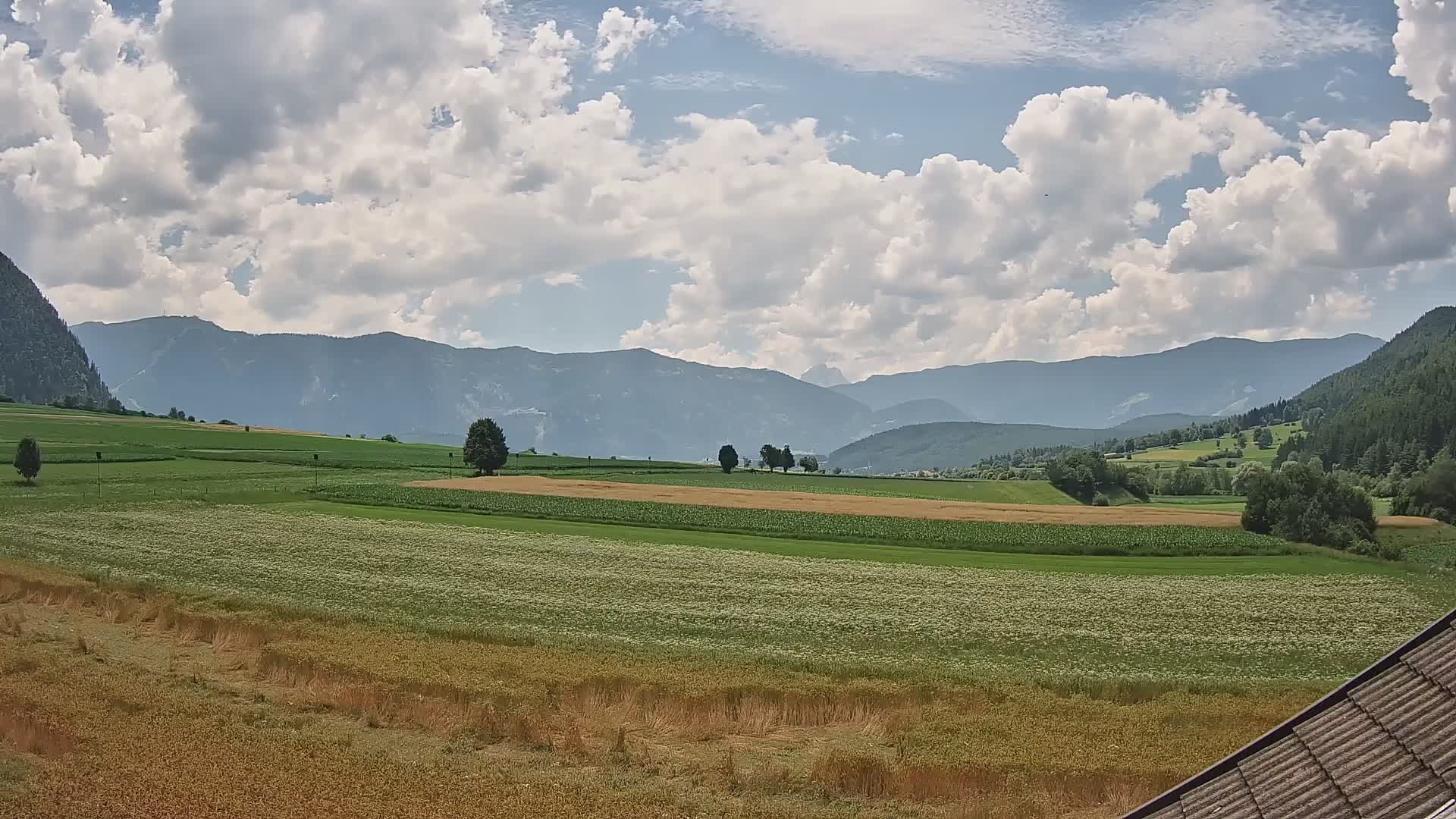 Gais | Blick vom Vintage Farm Winklerhof auf Kronplatz und Dolomiten