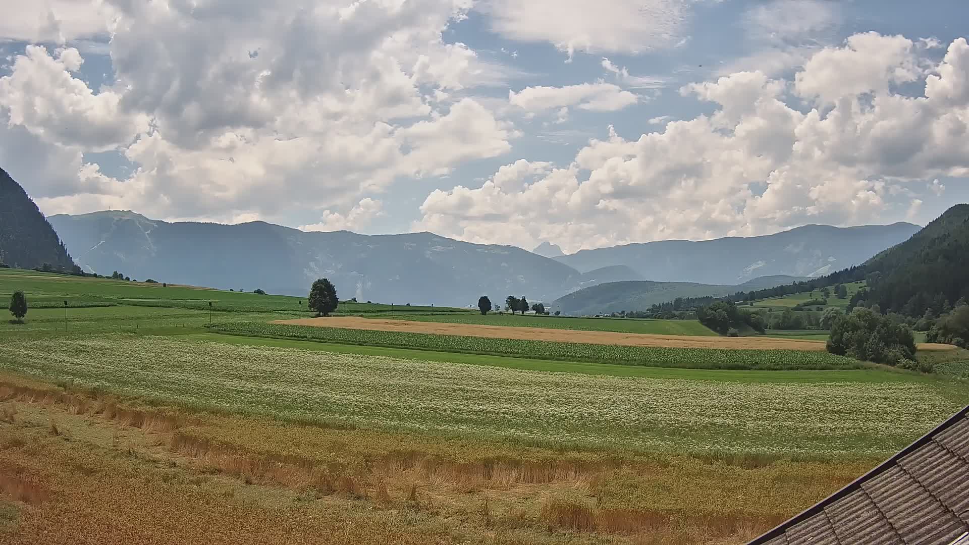 Gais | Blick vom Vintage Farm Winklerhof auf Kronplatz und Dolomiten