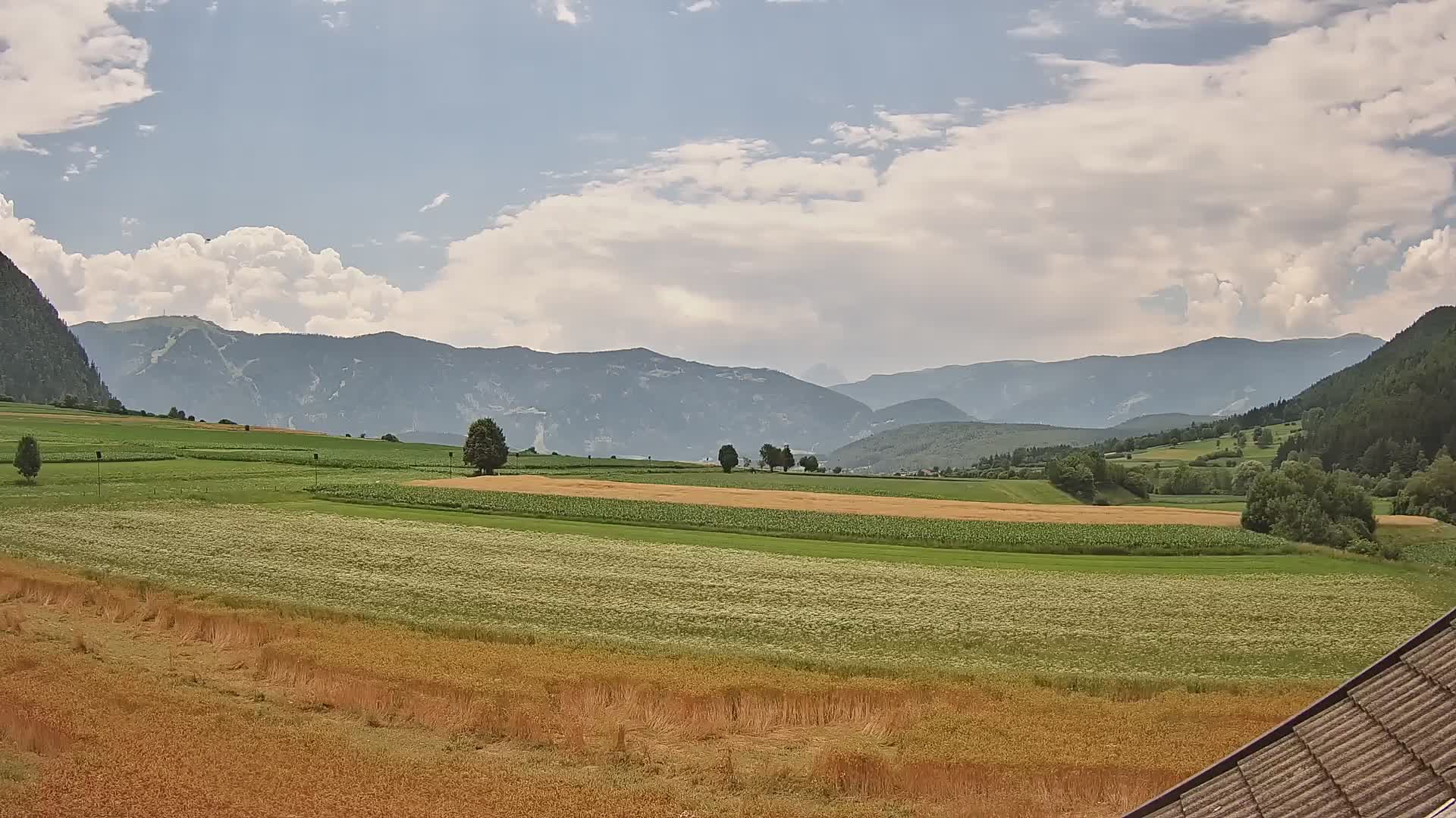 Gais | View from Vintage Farm Winklerhof to Kronplatz and Dolomites