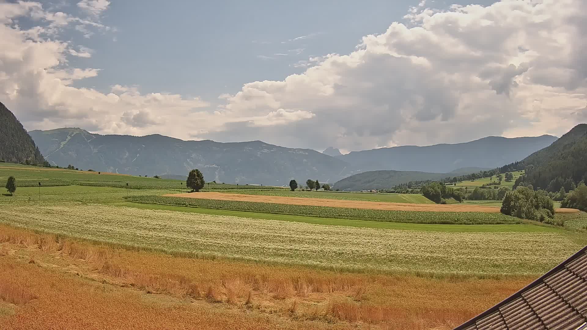 Gais | View from Vintage Farm Winklerhof to Kronplatz and Dolomites
