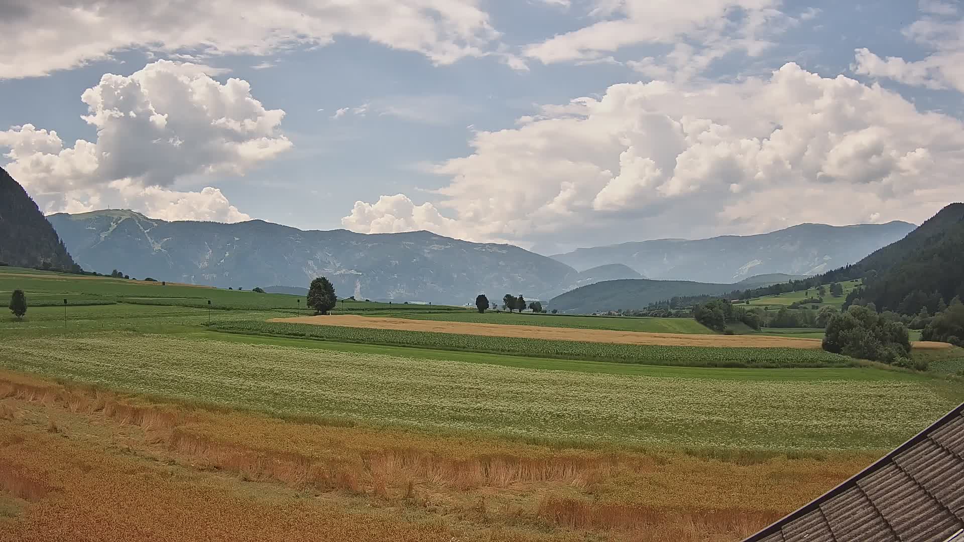 Gais | Blick vom Vintage Farm Winklerhof auf Kronplatz und Dolomiten