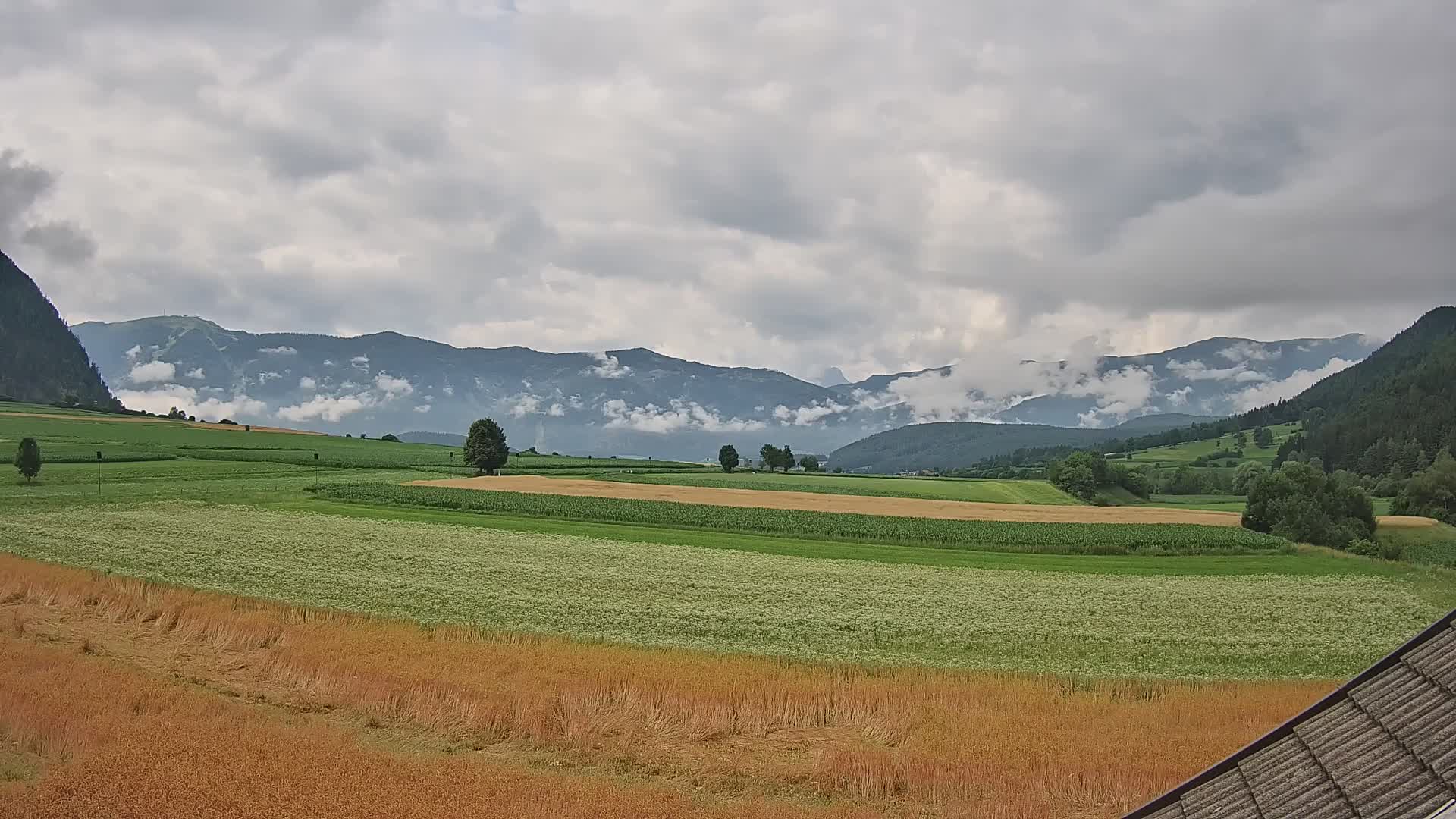 Gais | View from Vintage Farm Winklerhof to Kronplatz and Dolomites