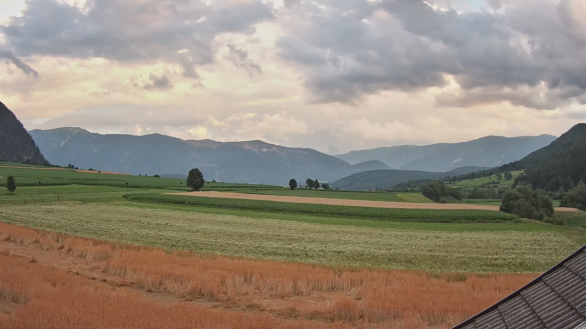 Gais | View from Vintage Farm Winklerhof to Kronplatz and Dolomites
