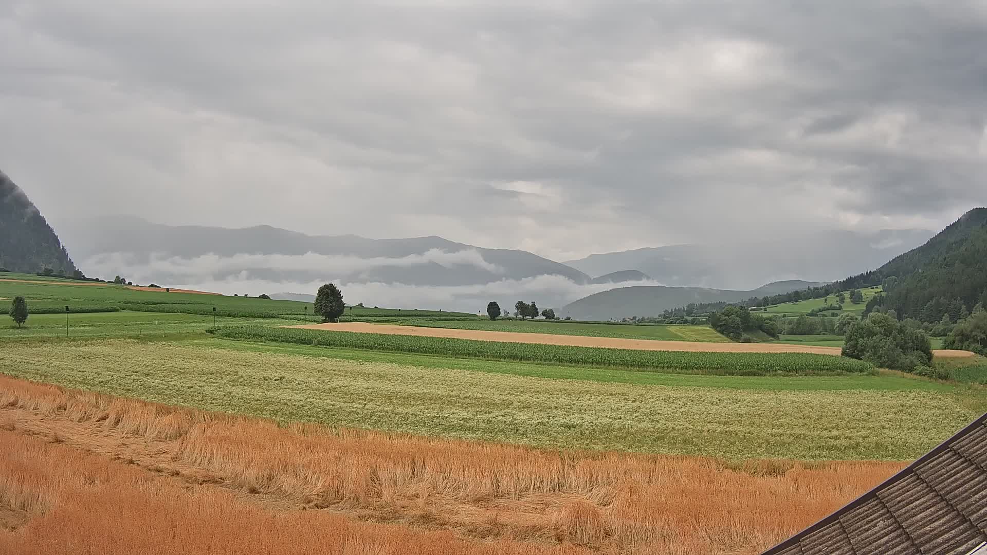 Gais | Vista desde la finca Winklerhof hacia Plan de Corones y los Dolomitas