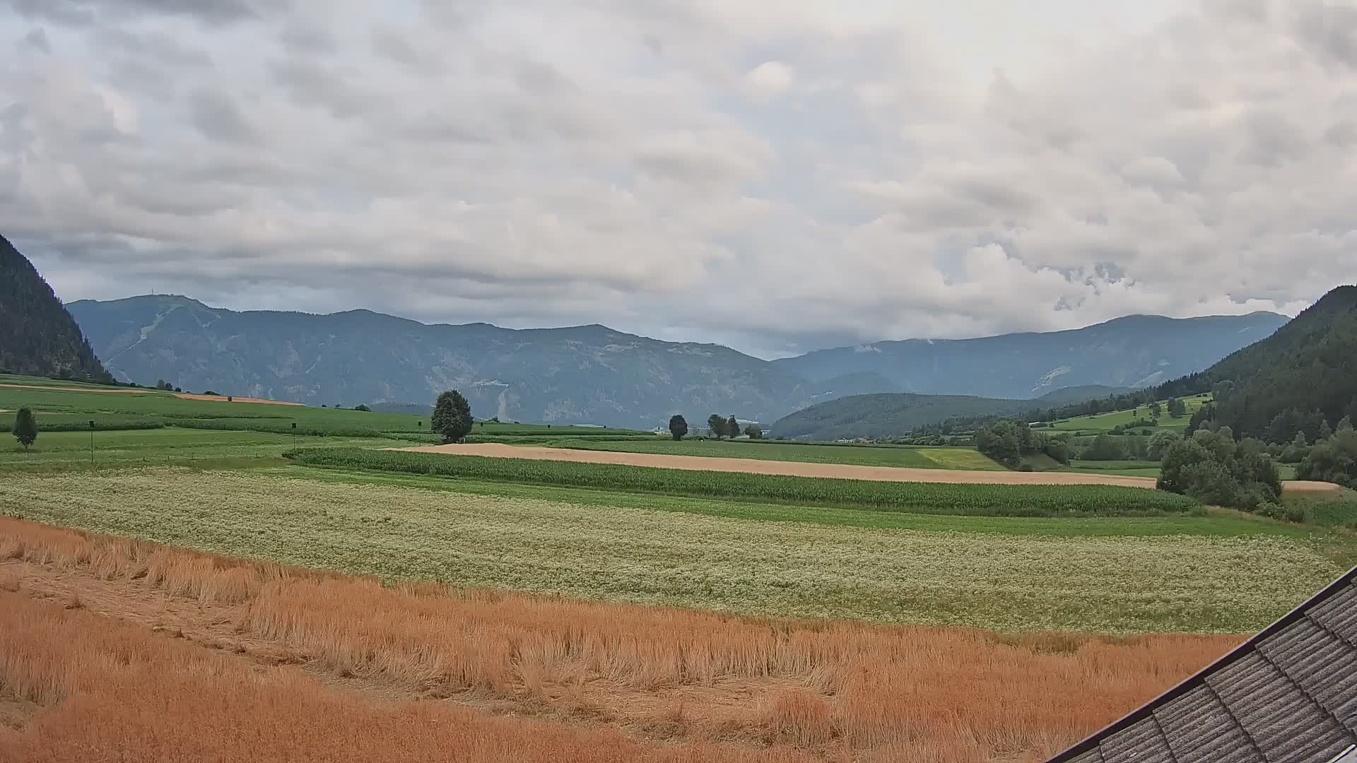 Gais | View from Vintage Farm Winklerhof to Kronplatz and Dolomites
