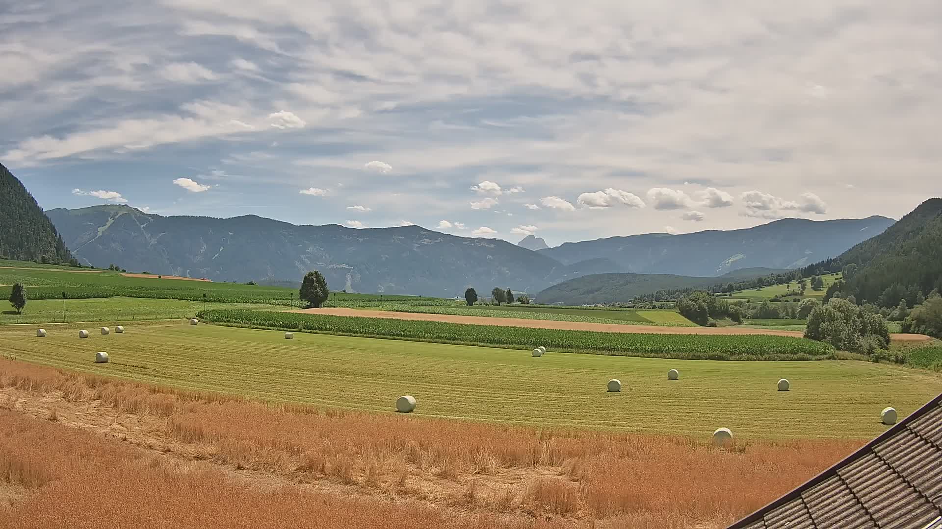 Gais | View from Vintage Farm Winklerhof to Kronplatz and Dolomites