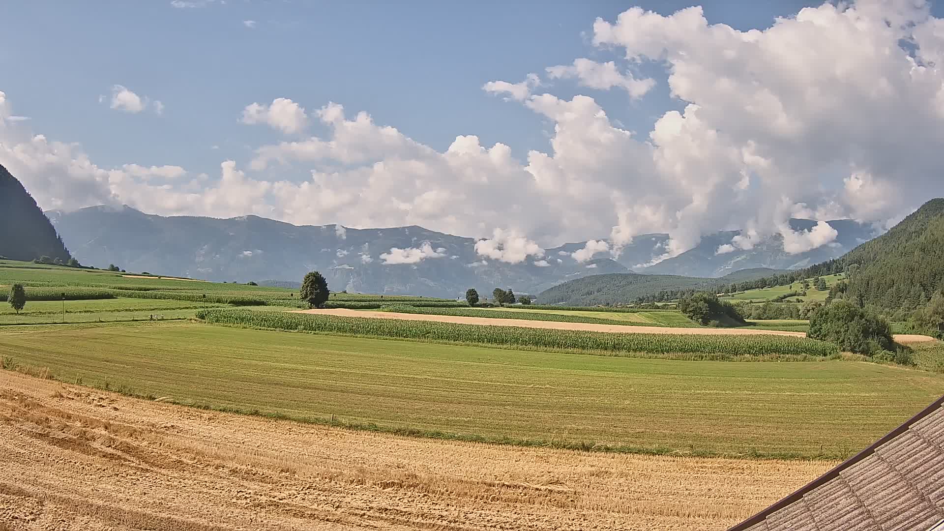 Gais | View from Vintage Farm Winklerhof to Kronplatz and Dolomites