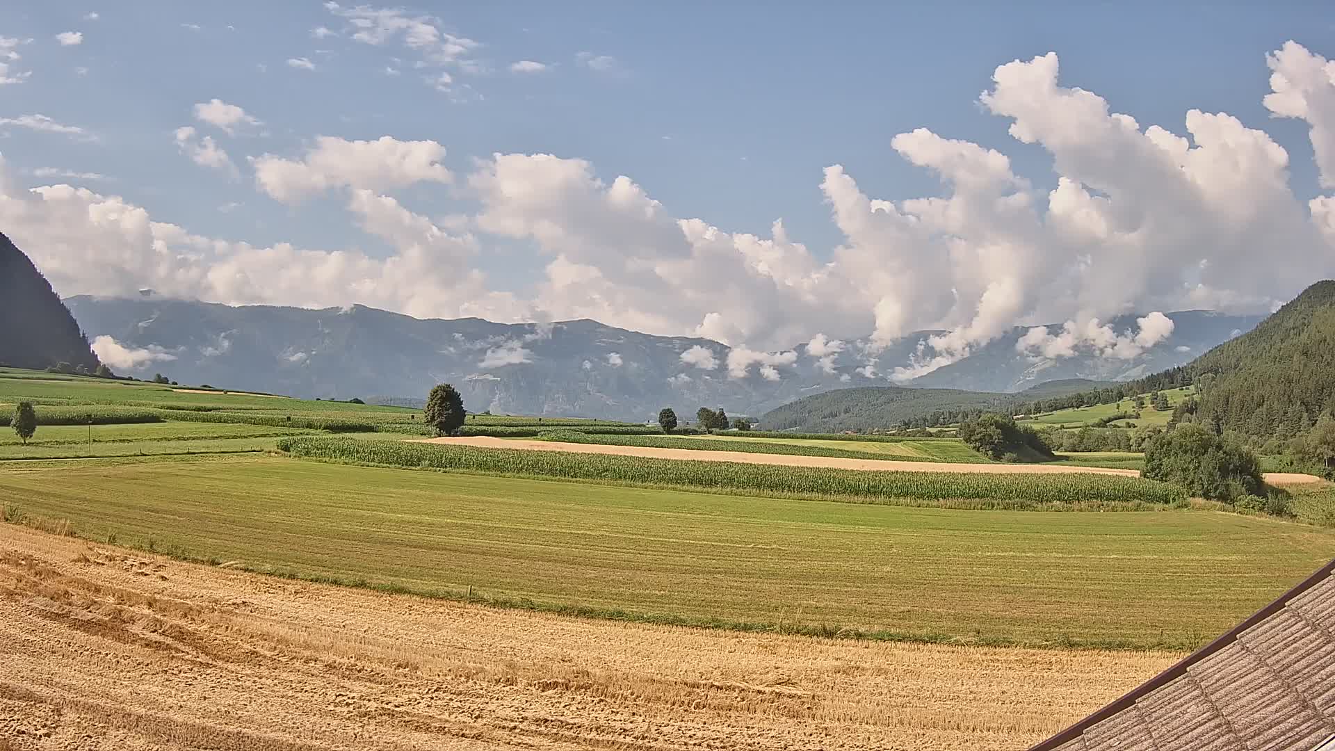 Gais | View from Vintage Farm Winklerhof to Kronplatz and Dolomites