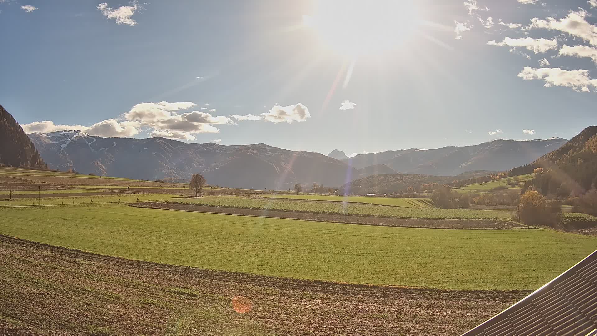 Gais | Pogled z gostišča Winklerhof proti Kronplatzu in Dolomitom