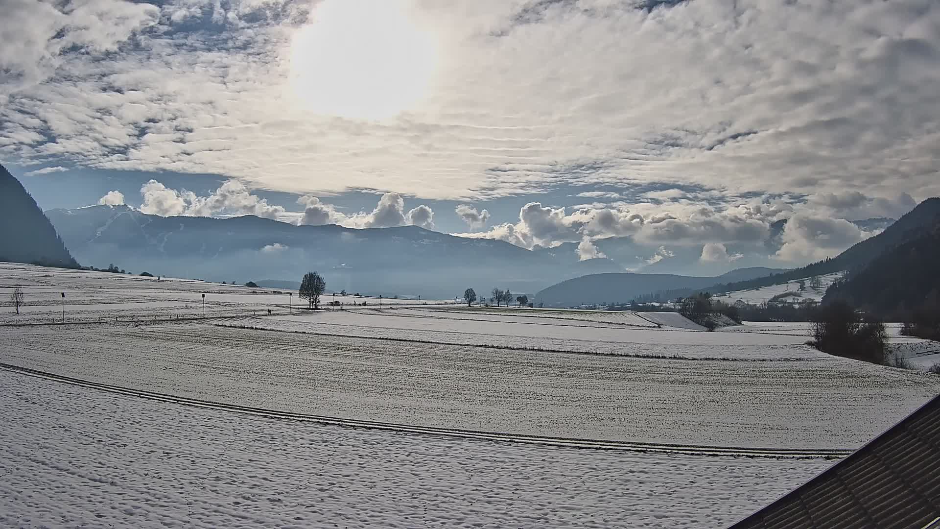 Gais | Vista desde la finca Winklerhof hacia Plan de Corones y los Dolomitas