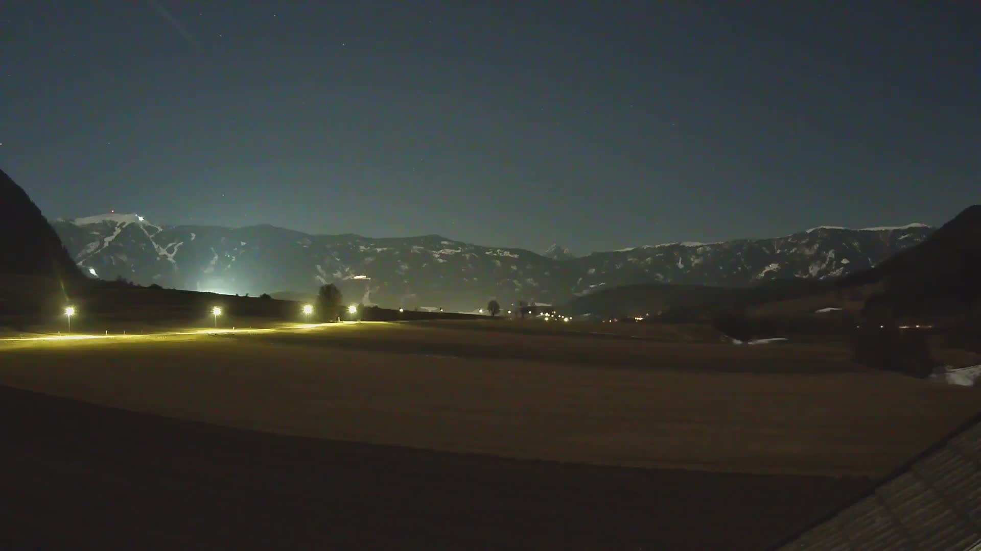 Gais | Pogled iz pansiona Winklerhof prema Kronplatzu i Dolomitim