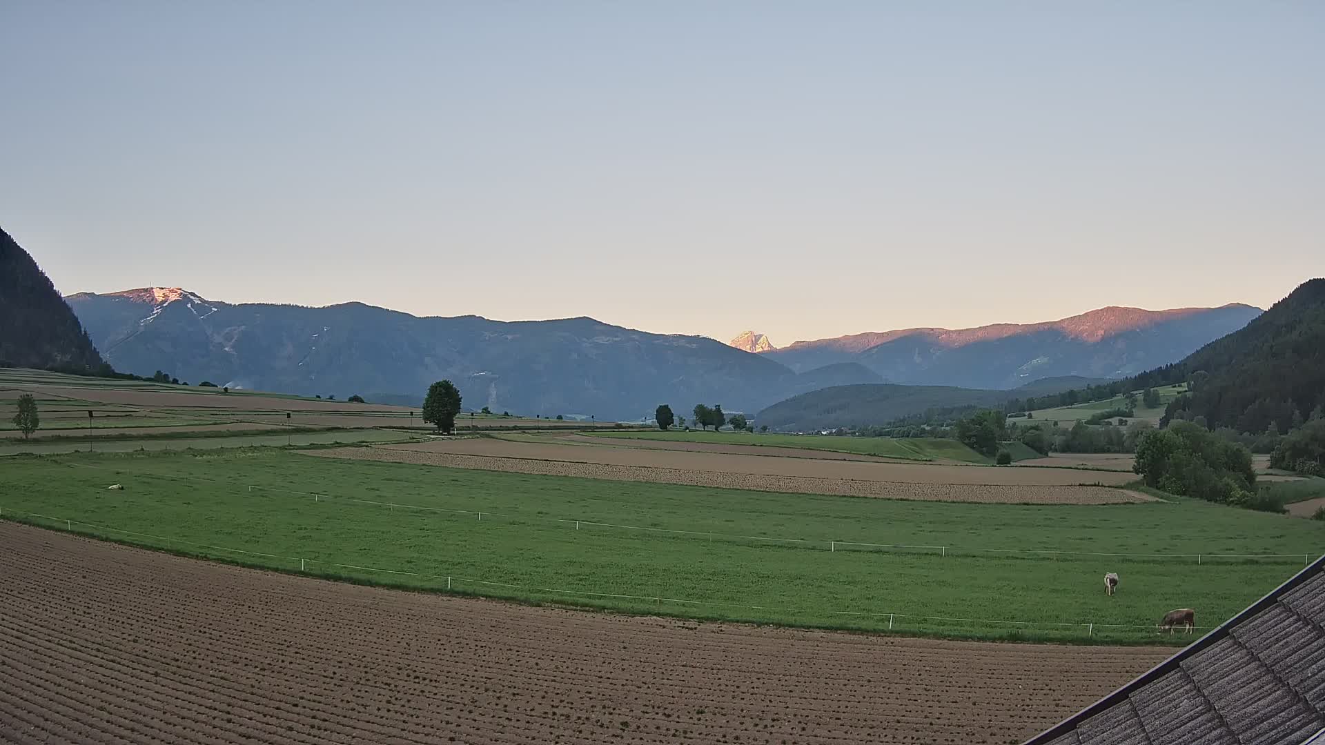 Gais | View from Vintage Farm Winklerhof to Kronplatz and Dolomites