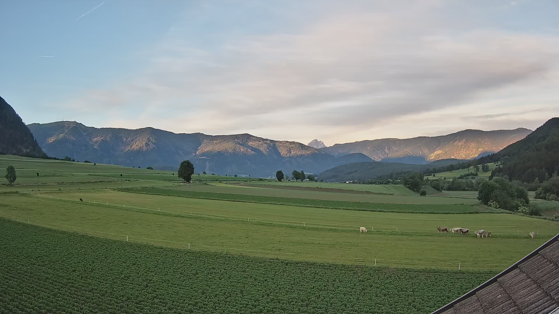 Gais | Vue depuis la Vintage de Winklerhof sur Kronplatz et les Dolomites