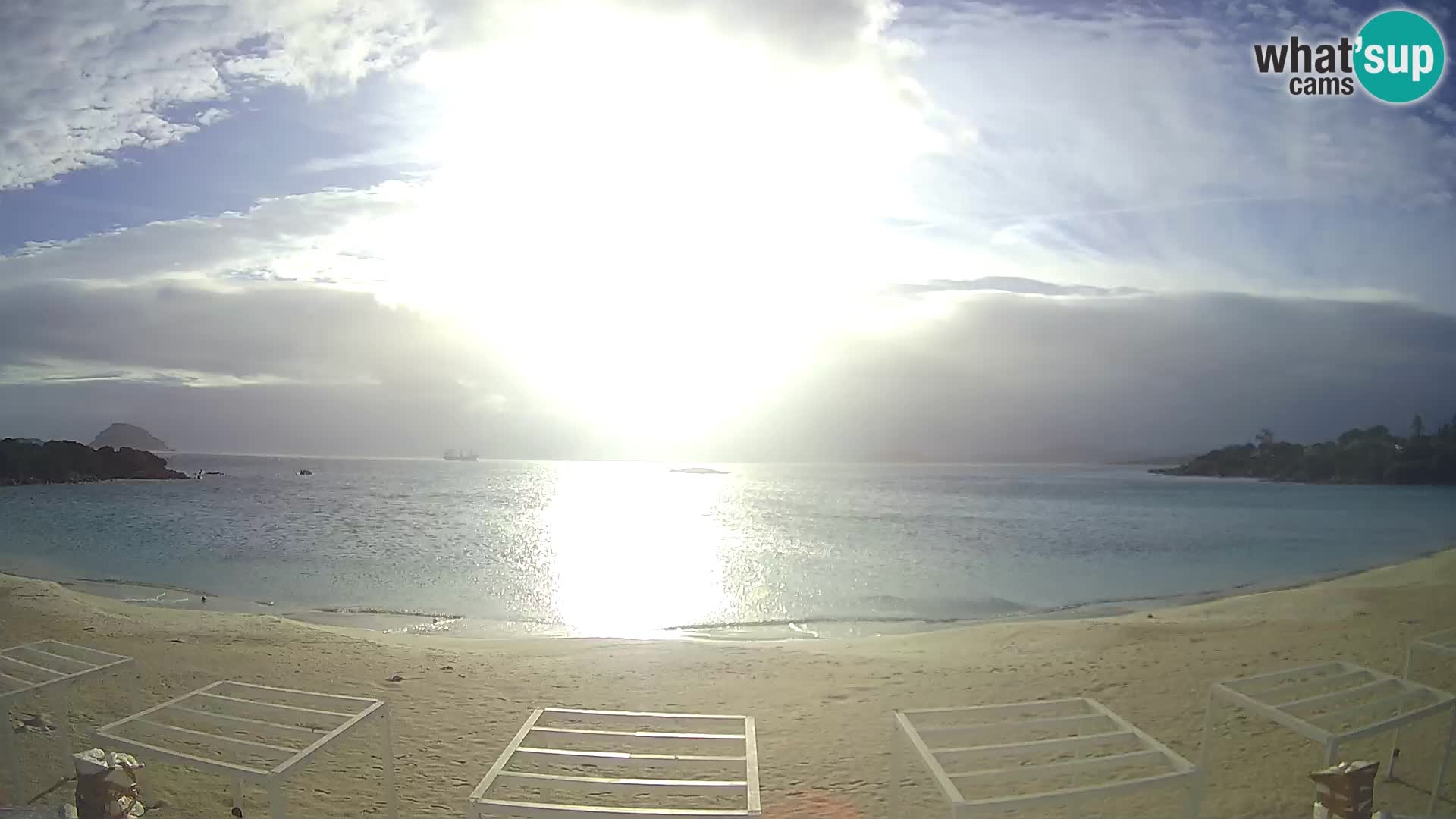 Live webcam spiaggia Cala Sassari beach – Golfo Aranci – Sardegna