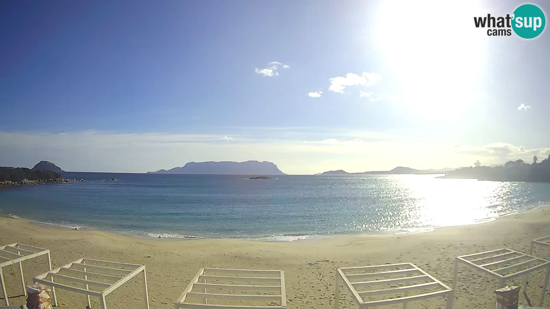 Live webcam spiaggia Cala Sassari beach – Golfo Aranci – Sardegna