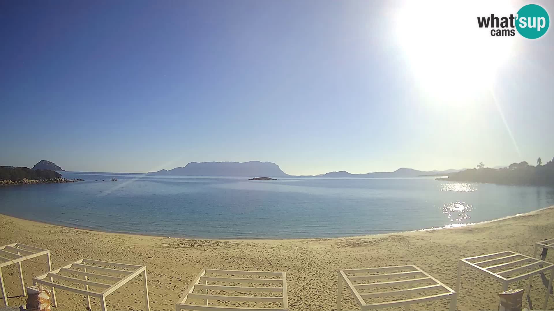 Live webcam spiaggia Cala Sassari beach – Golfo Aranci – Sardegna