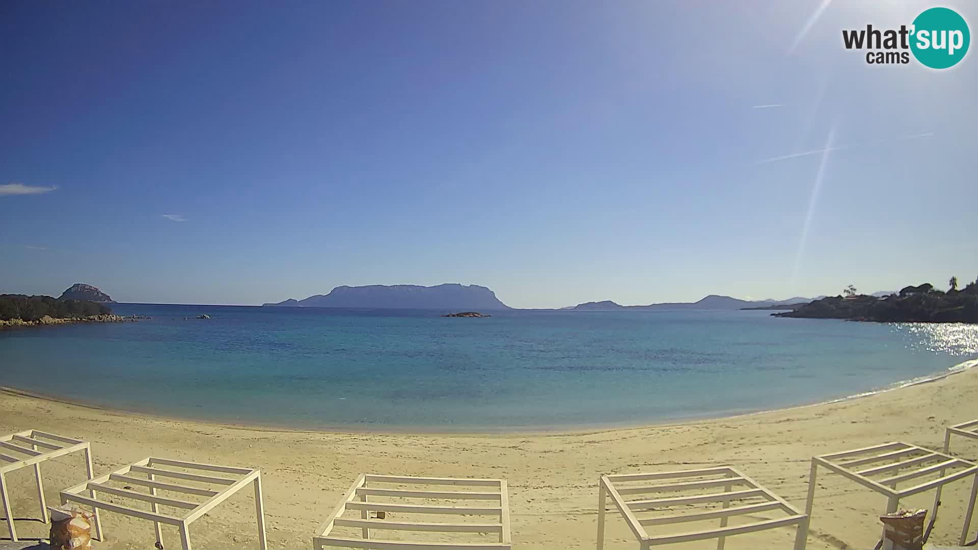 Live webcam spiaggia Cala Sassari beach – Golfo Aranci – Sardegna