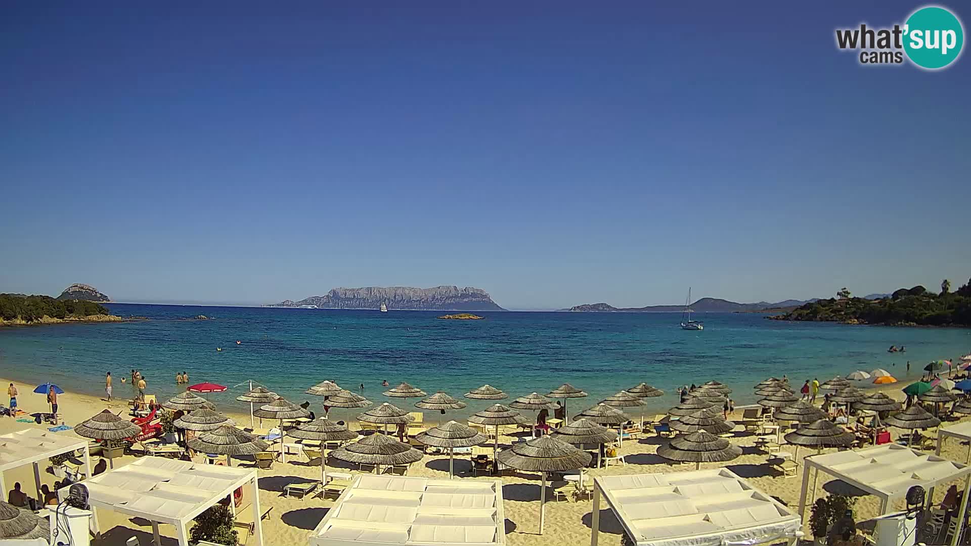 Cala Sassari Strand Live Webcam Golfo Aranci – Sardinien