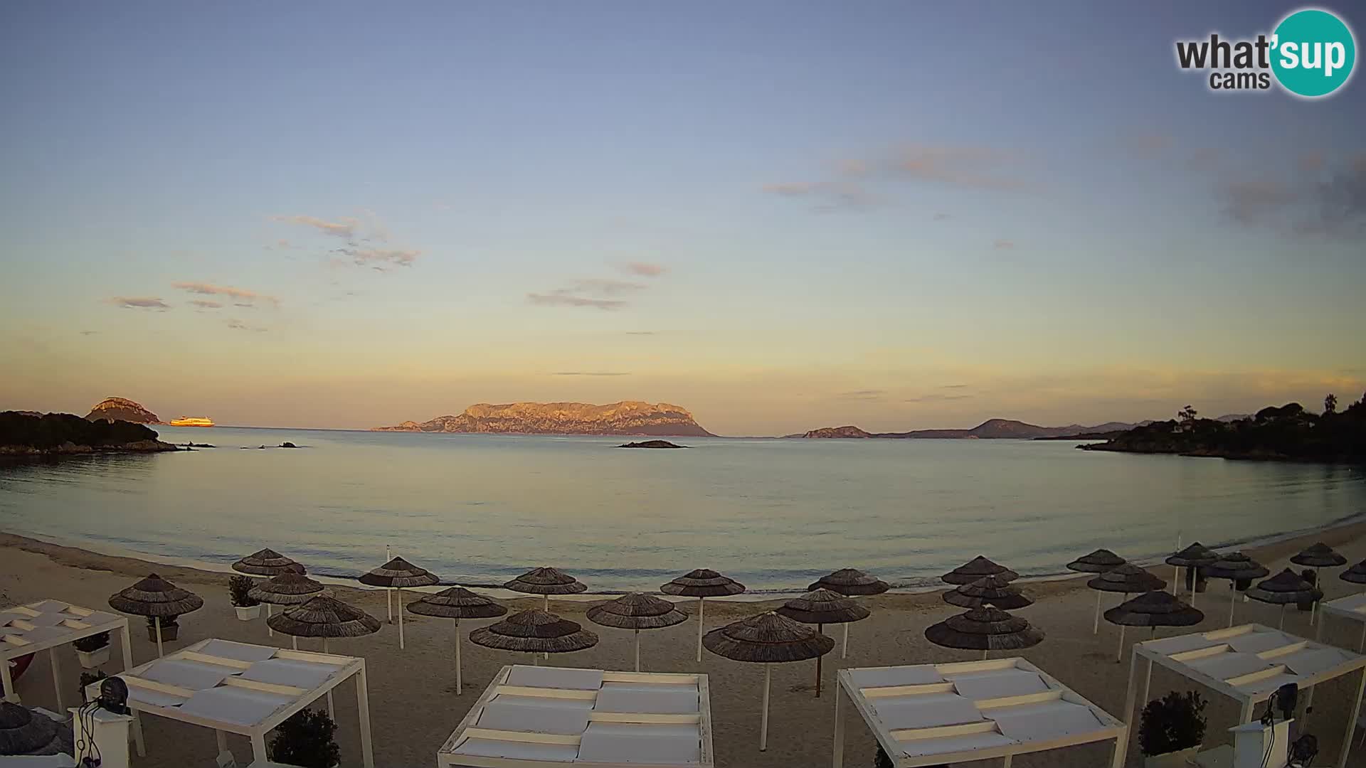 Live webcam spiaggia Cala Sassari beach – Golfo Aranci – Sardegna