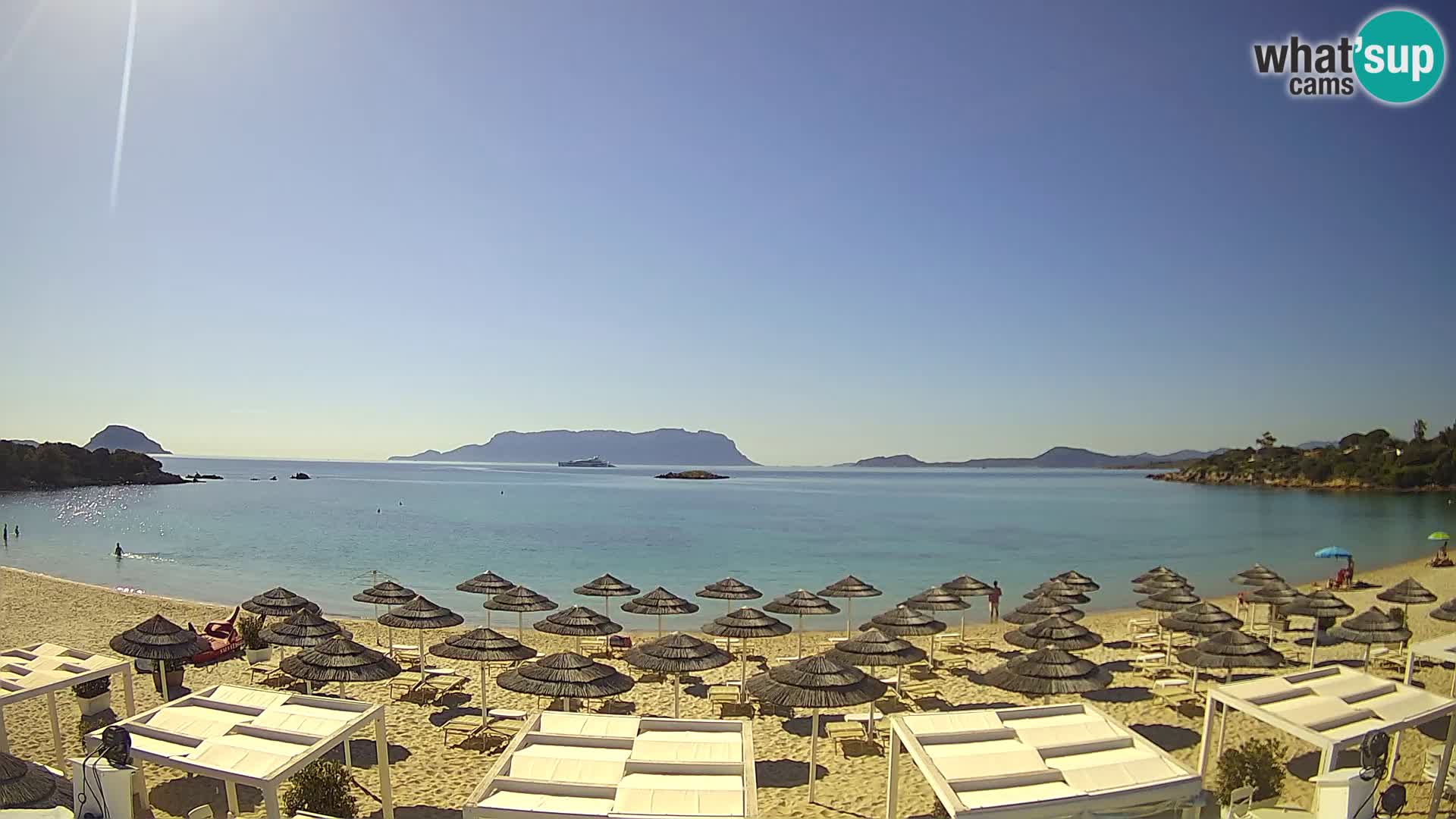 Live webcam spiaggia Cala Sassari beach – Golfo Aranci – Sardegna