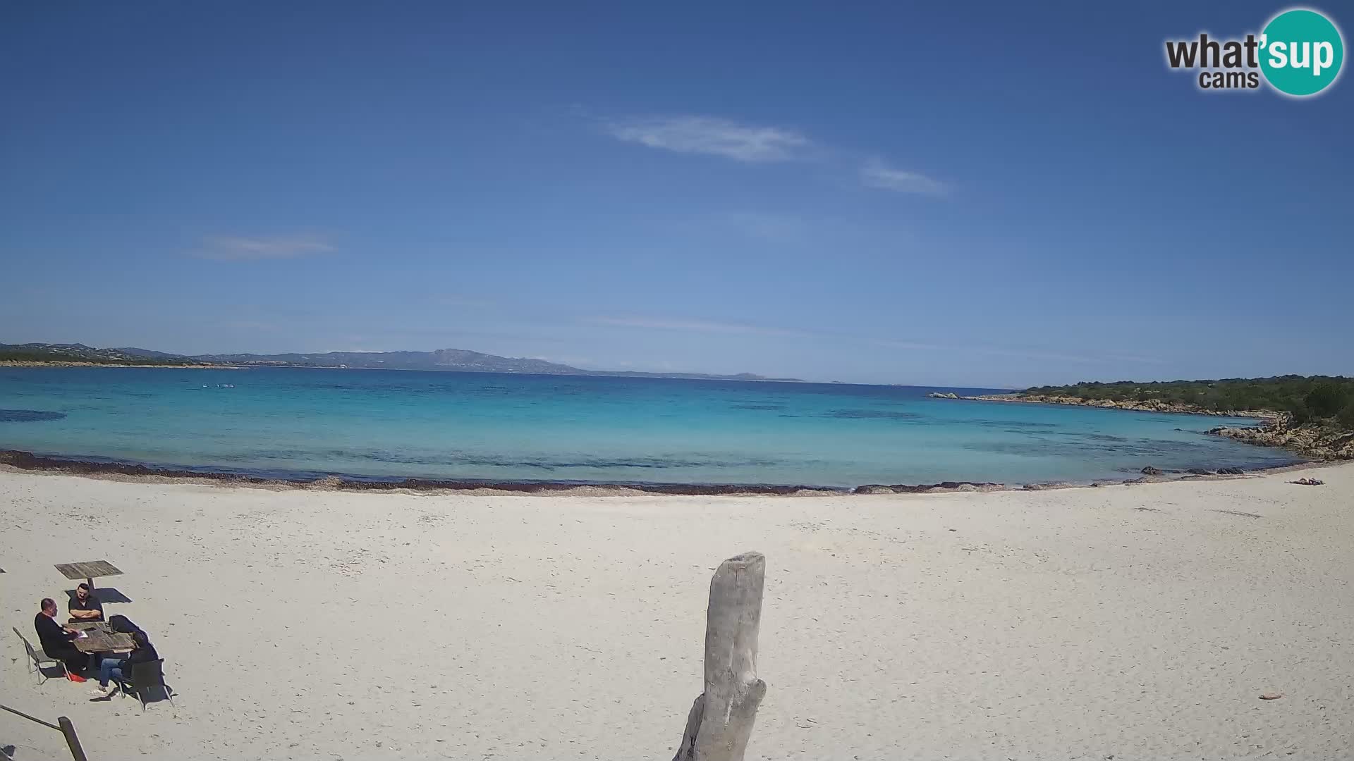 U živo plaža Cala Sabina – web kamera Golfo Aranci – Sardinija
