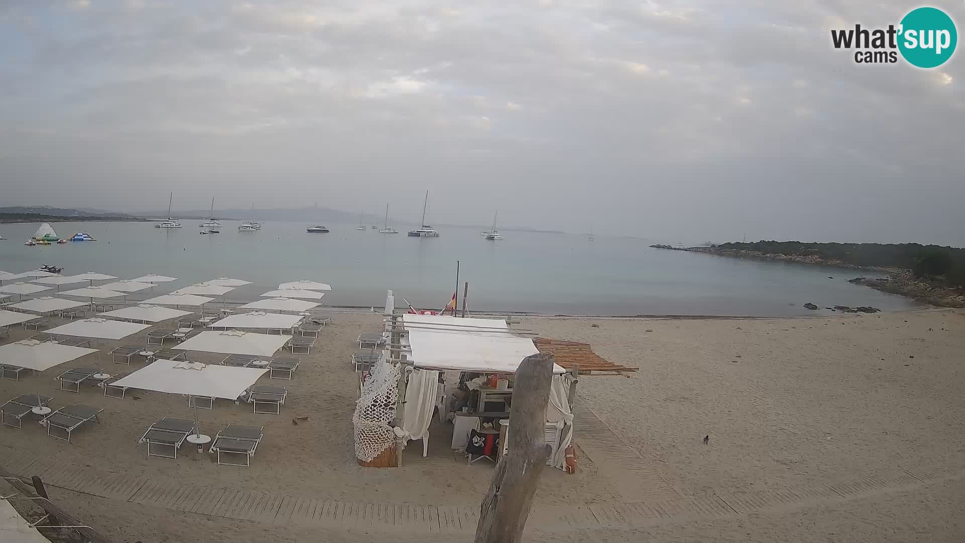 Live Cala Sabina plage – webcam Golfo Aranci – Sardaigne