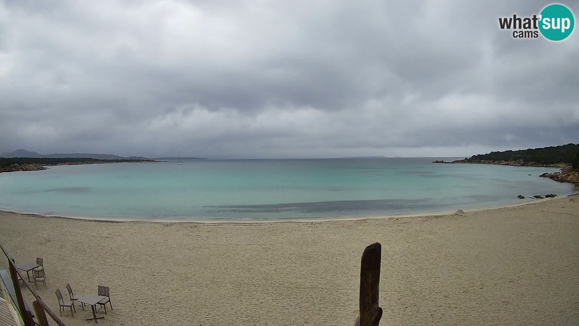 Live Cala Sabina plage – webcam Golfo Aranci – Sardaigne