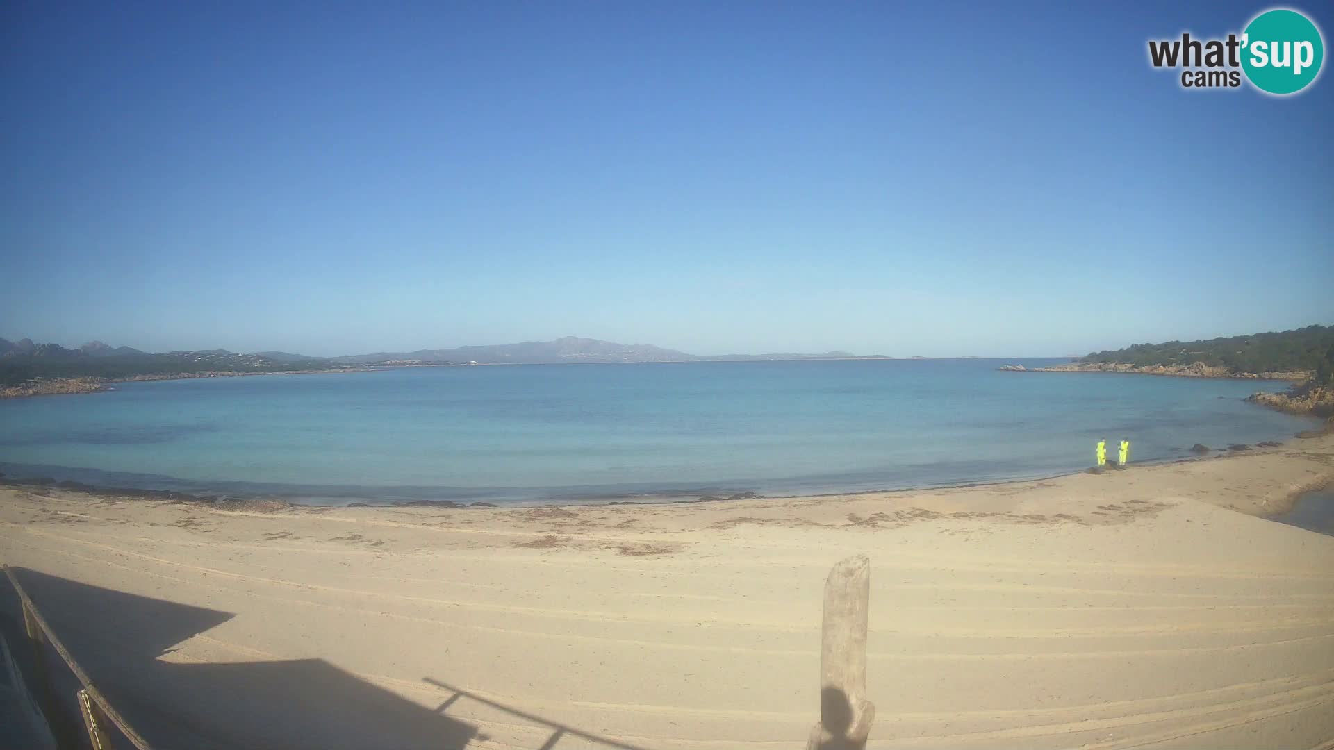 Live Cala Sabina plage – webcam Golfo Aranci – Sardaigne