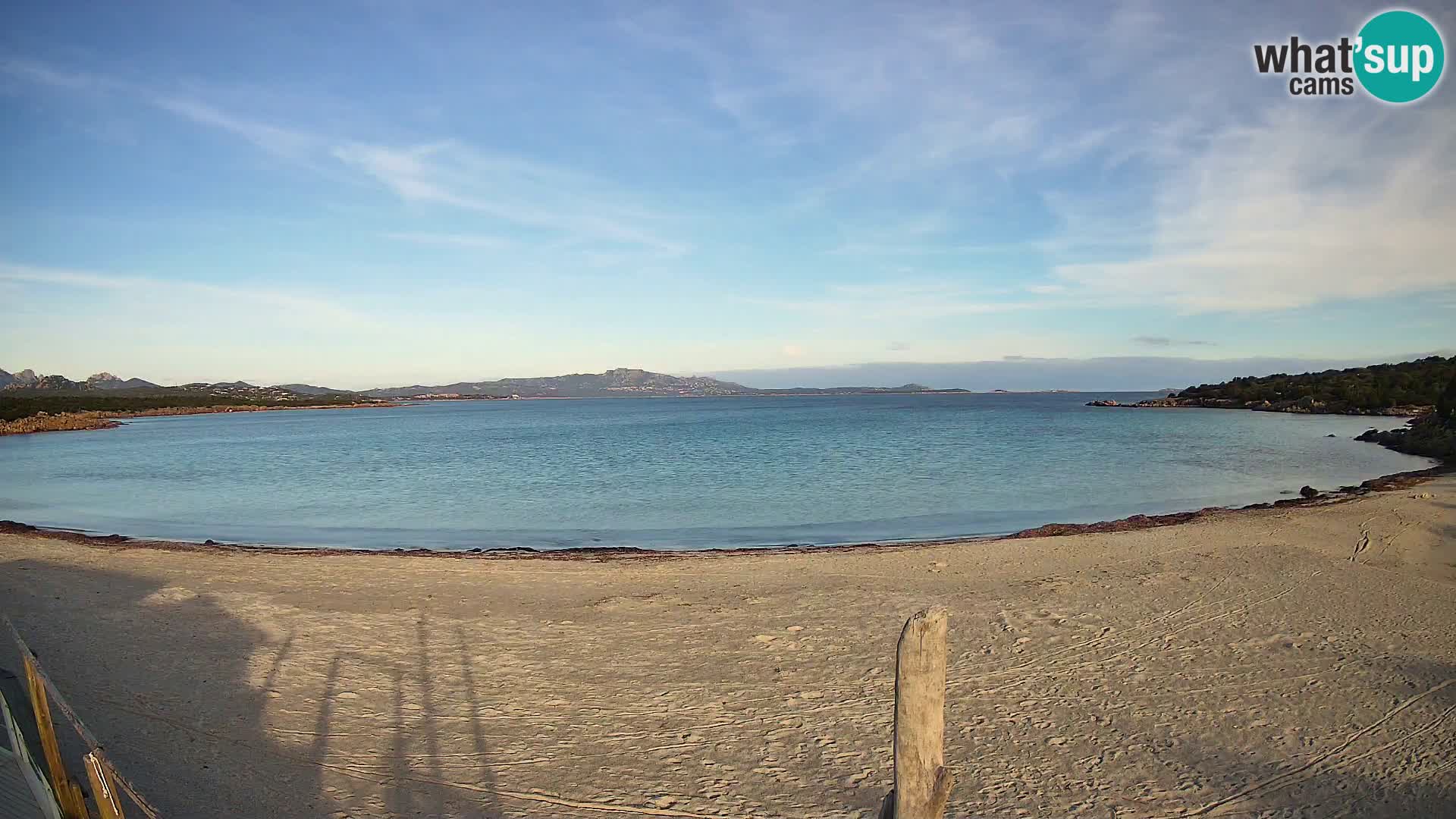 Live Cala Sabina plage – webcam Golfo Aranci – Sardaigne