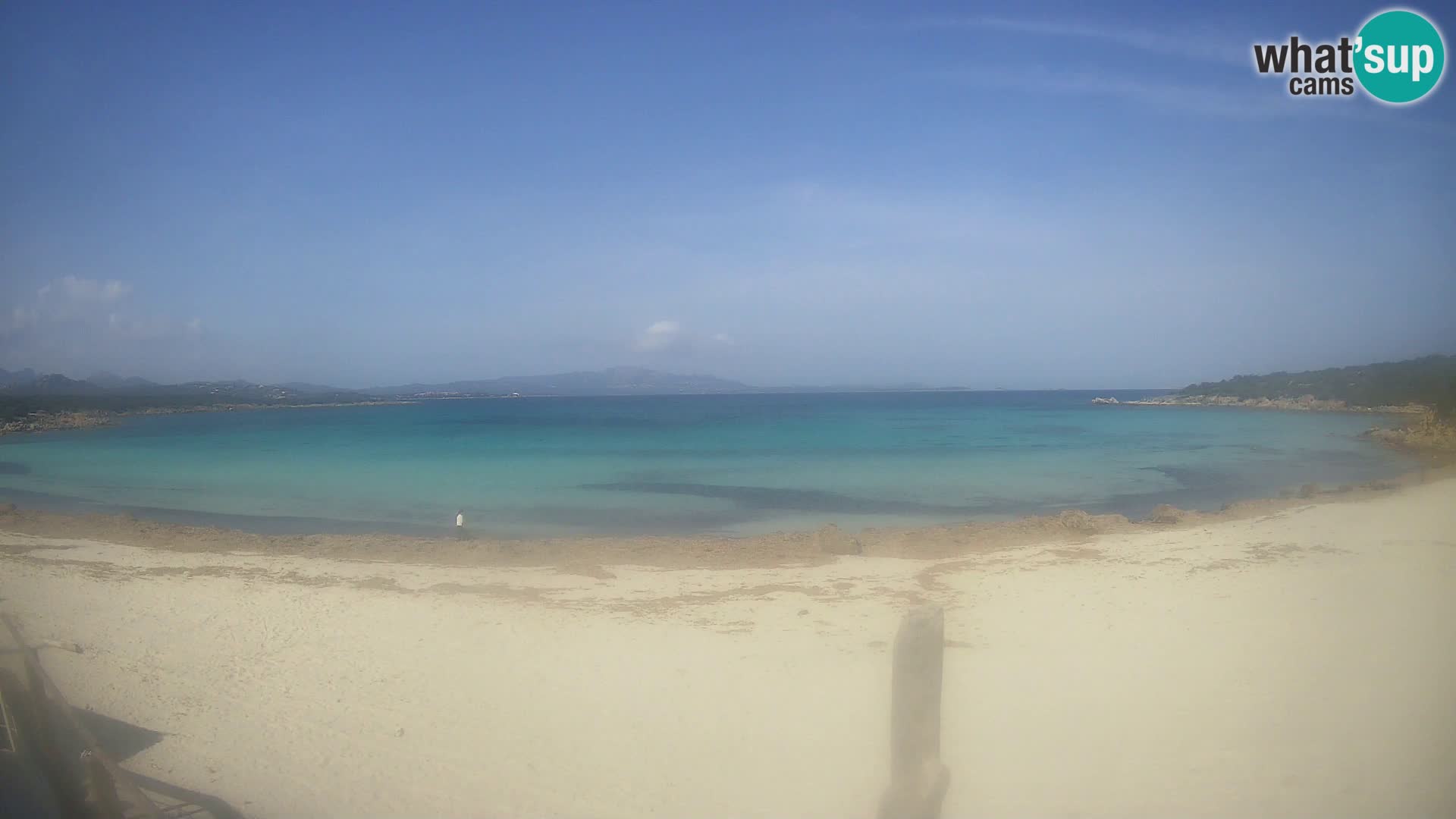 Live Cala Sabina plage – webcam Golfo Aranci – Sardaigne