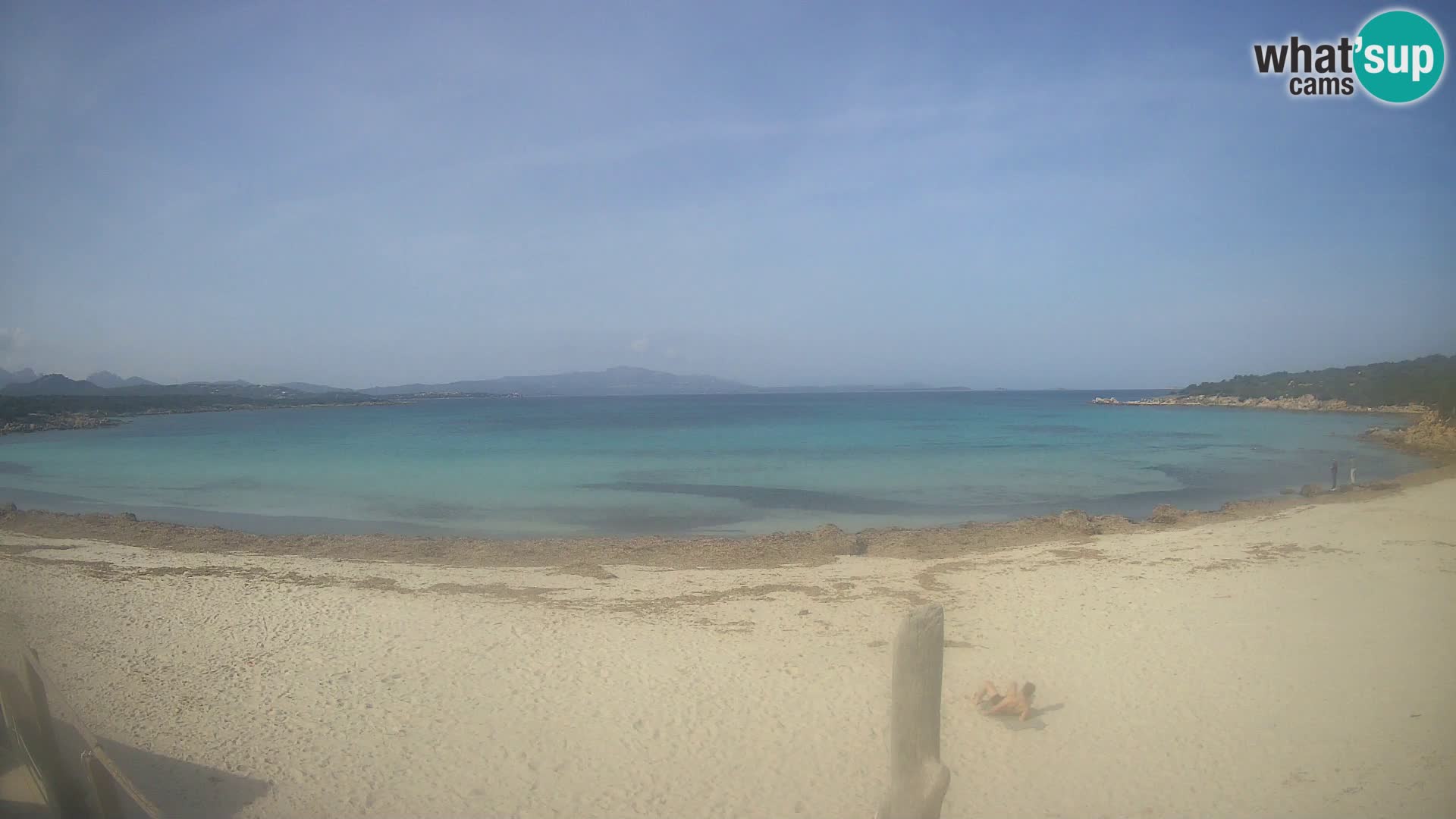 Live Cala Sabina plage – webcam Golfo Aranci – Sardaigne