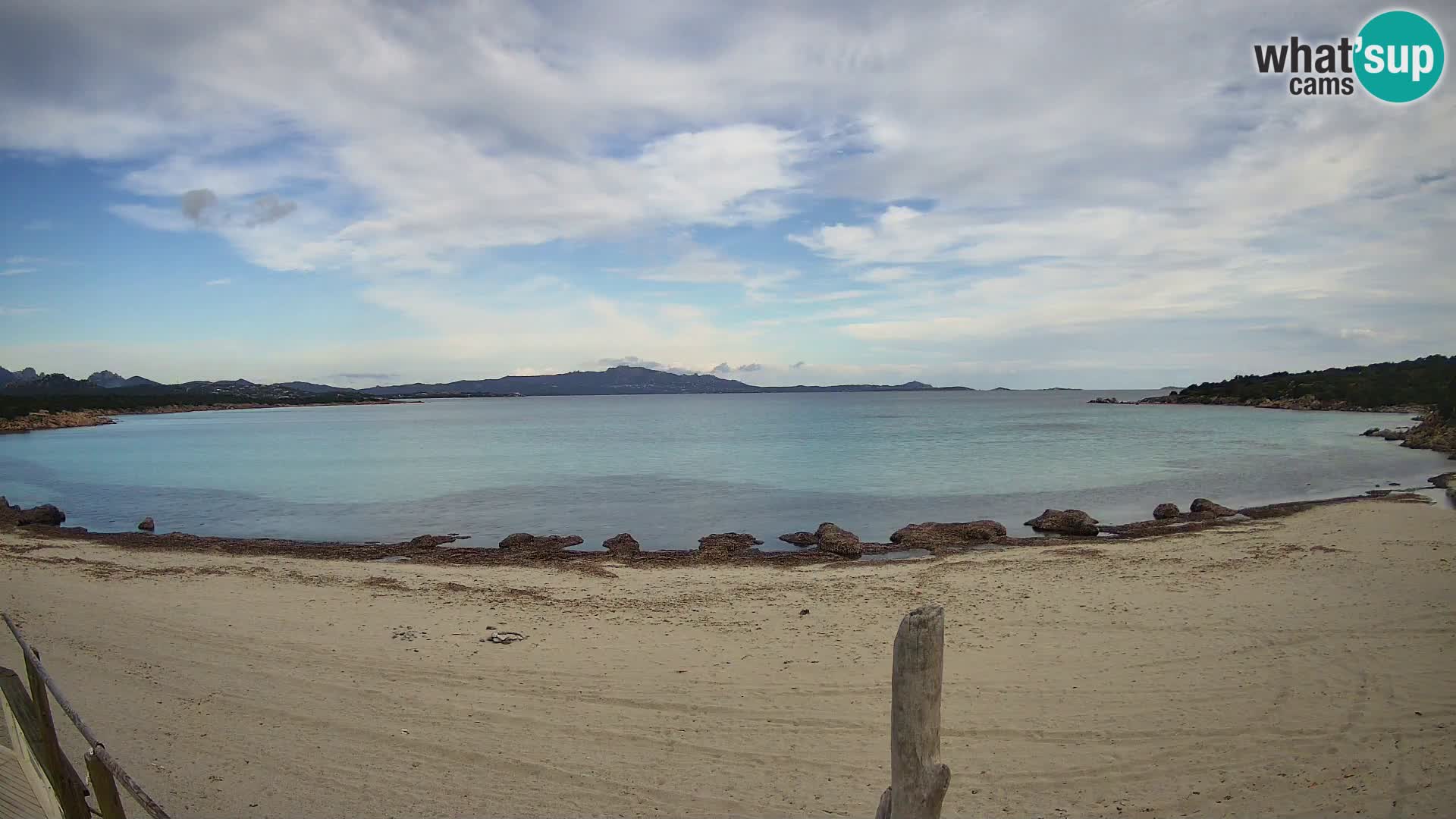 Live Cala Sabina plage – webcam Golfo Aranci – Sardaigne