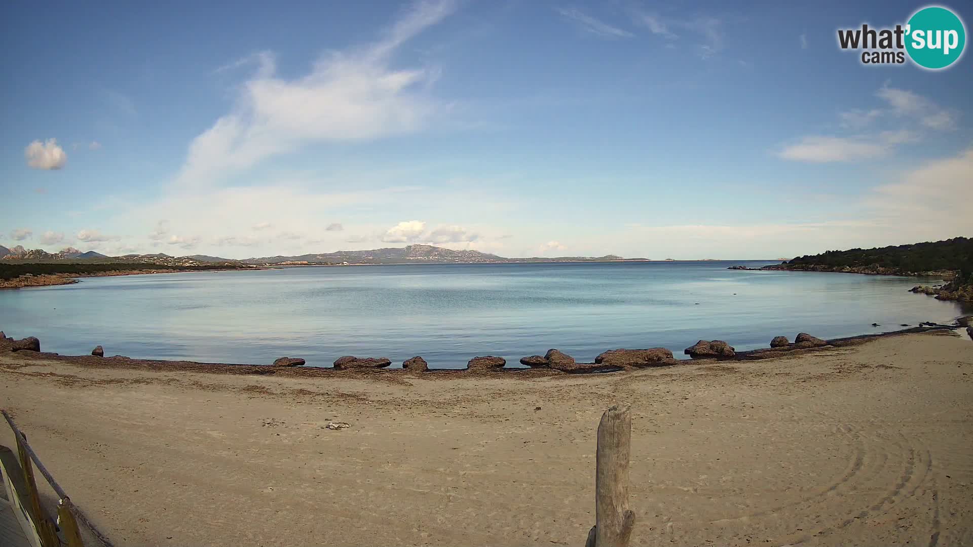 Live Cala Sabina plage – webcam Golfo Aranci – Sardaigne