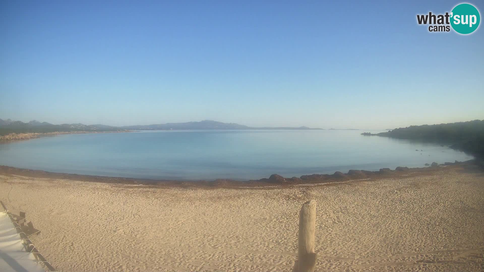 Live Cala Sabina plage – webcam Golfo Aranci – Sardaigne