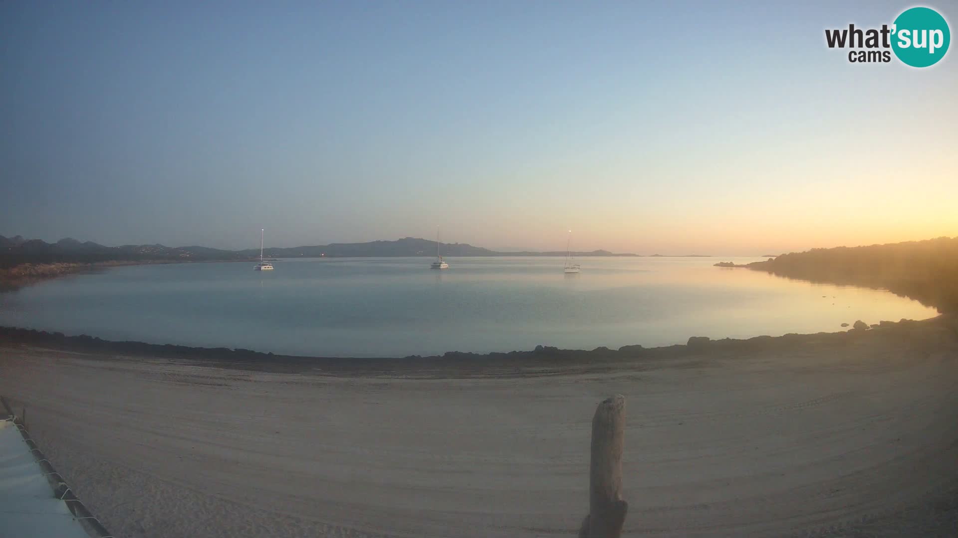 Live Strand Cala Sabina – webcam Golfo Aranci – Sardinien
