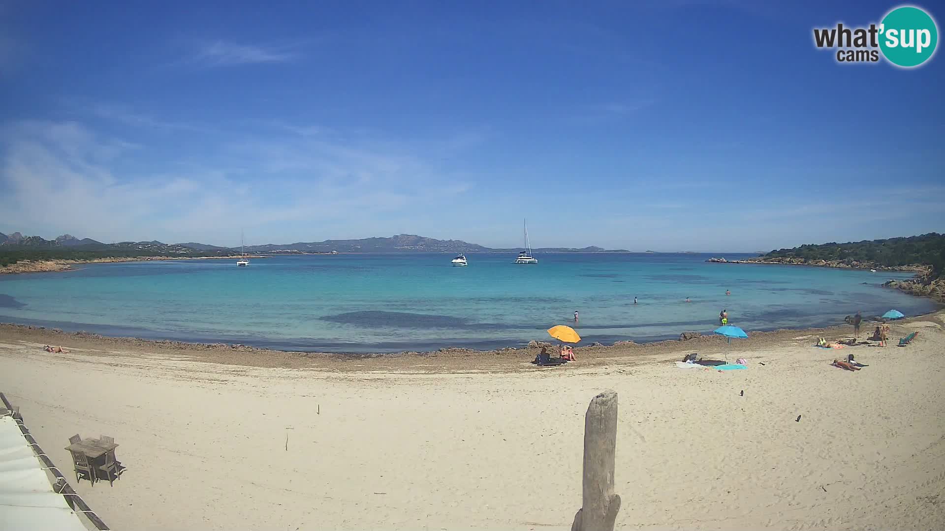 Live Strand Cala Sabina – webcam Golfo Aranci – Sardinien