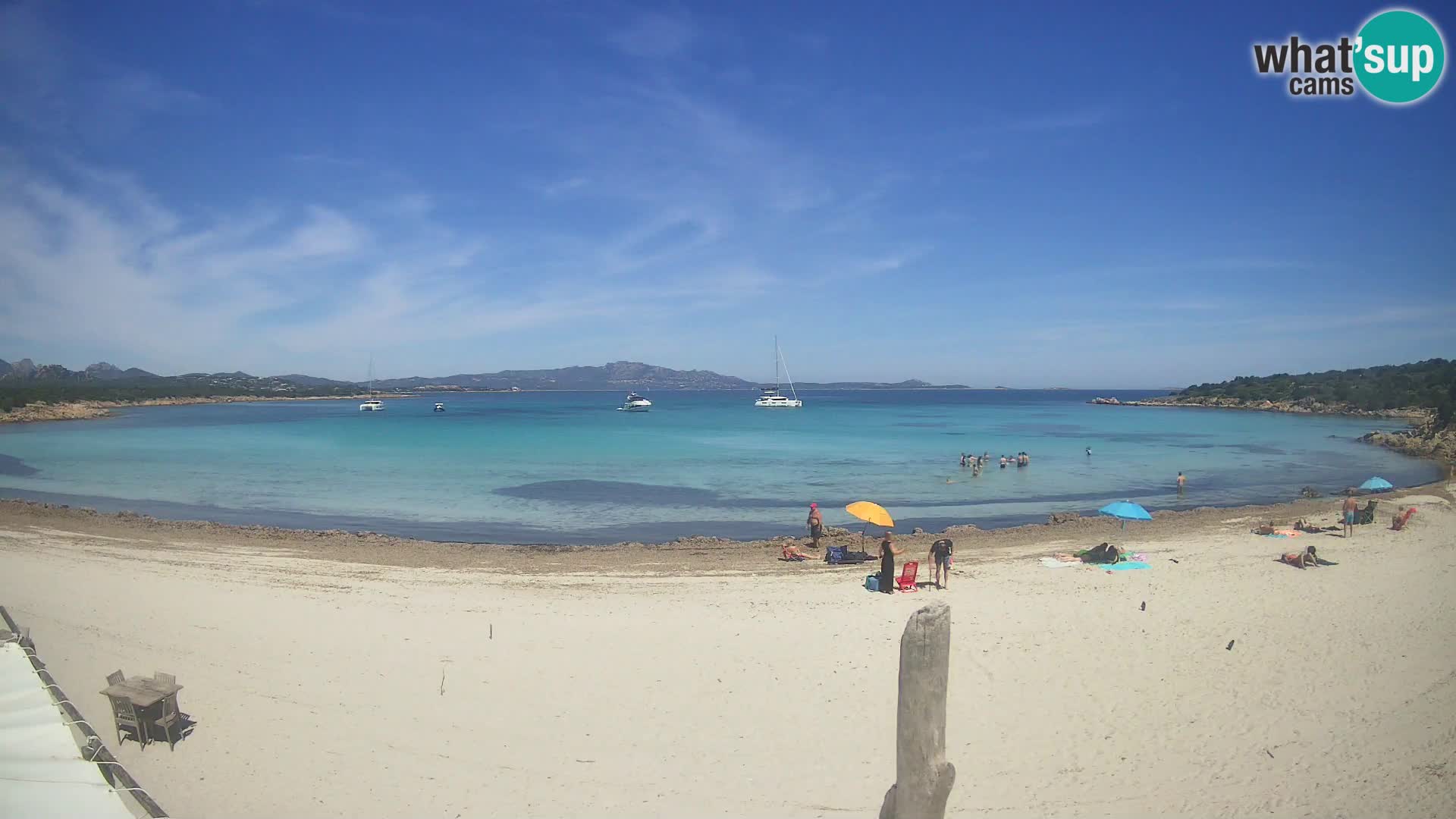 Live Strand Cala Sabina – webcam Golfo Aranci – Sardinien