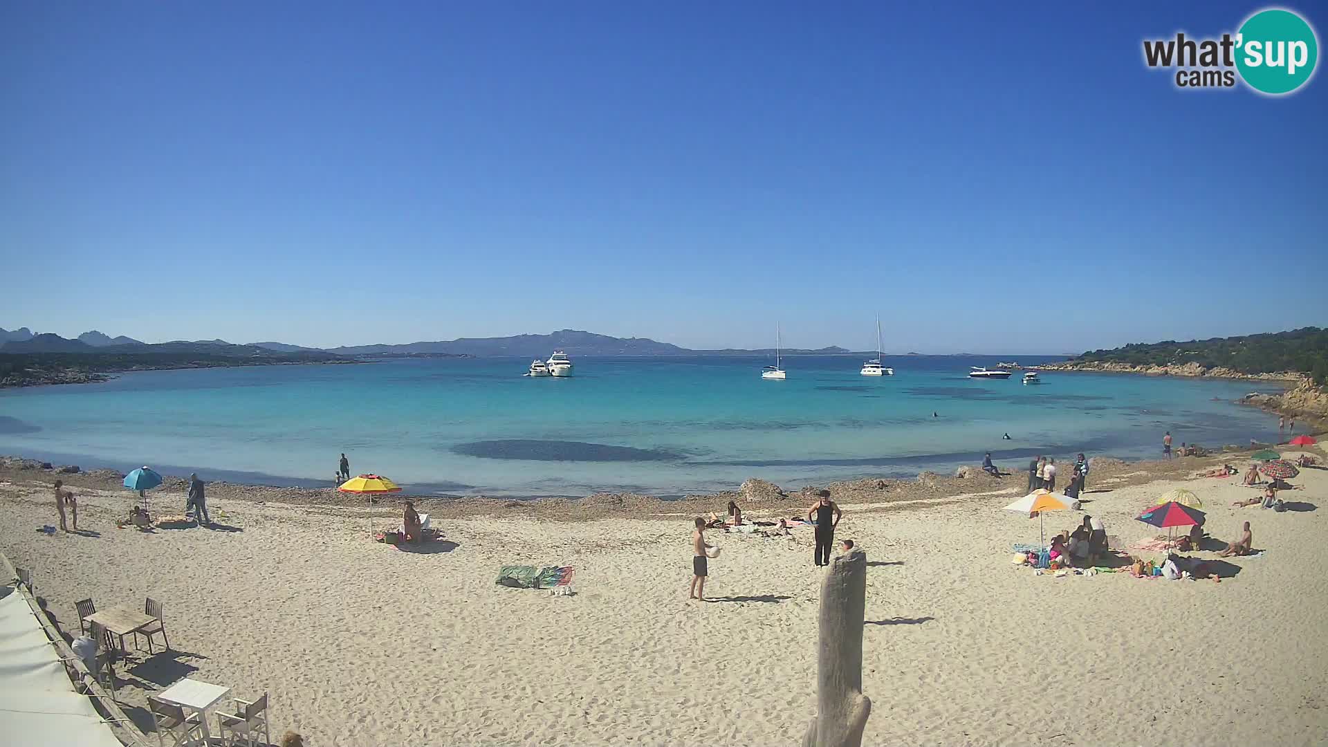 Live Strand Cala Sabina – webcam Golfo Aranci – Sardinien
