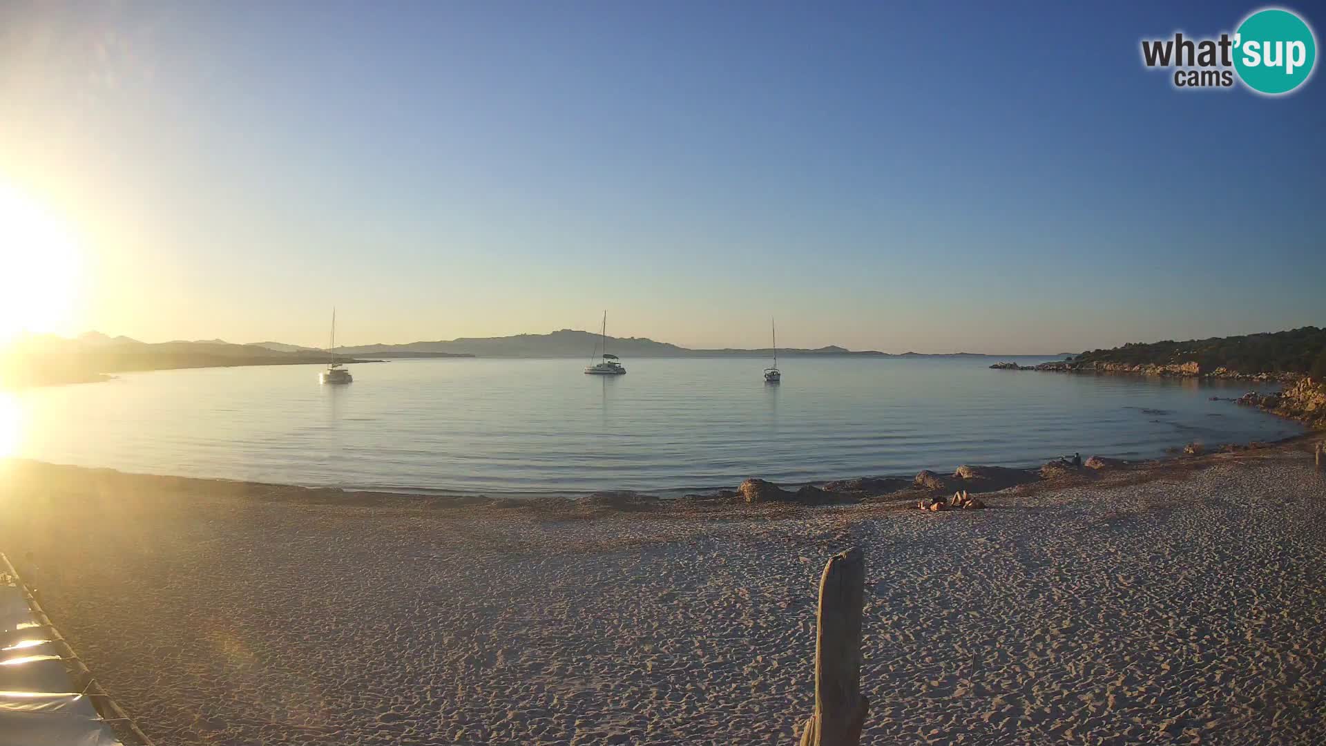 Live Strand Cala Sabina – webcam Golfo Aranci – Sardinien