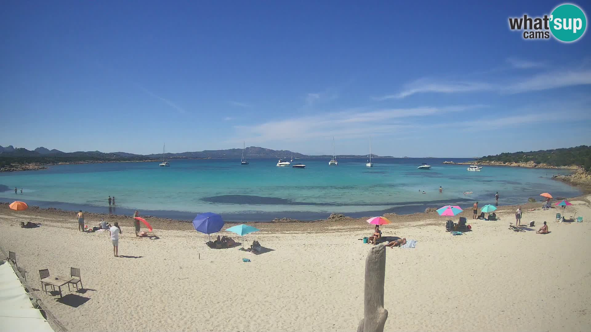 Live Cala Sabina plage – webcam Golfo Aranci – Sardaigne